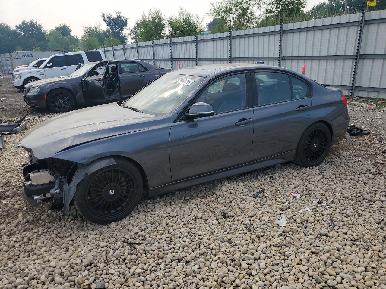 2015 Bmw 335 Xi Gray vin: WBA3B9G5XFNR99300
