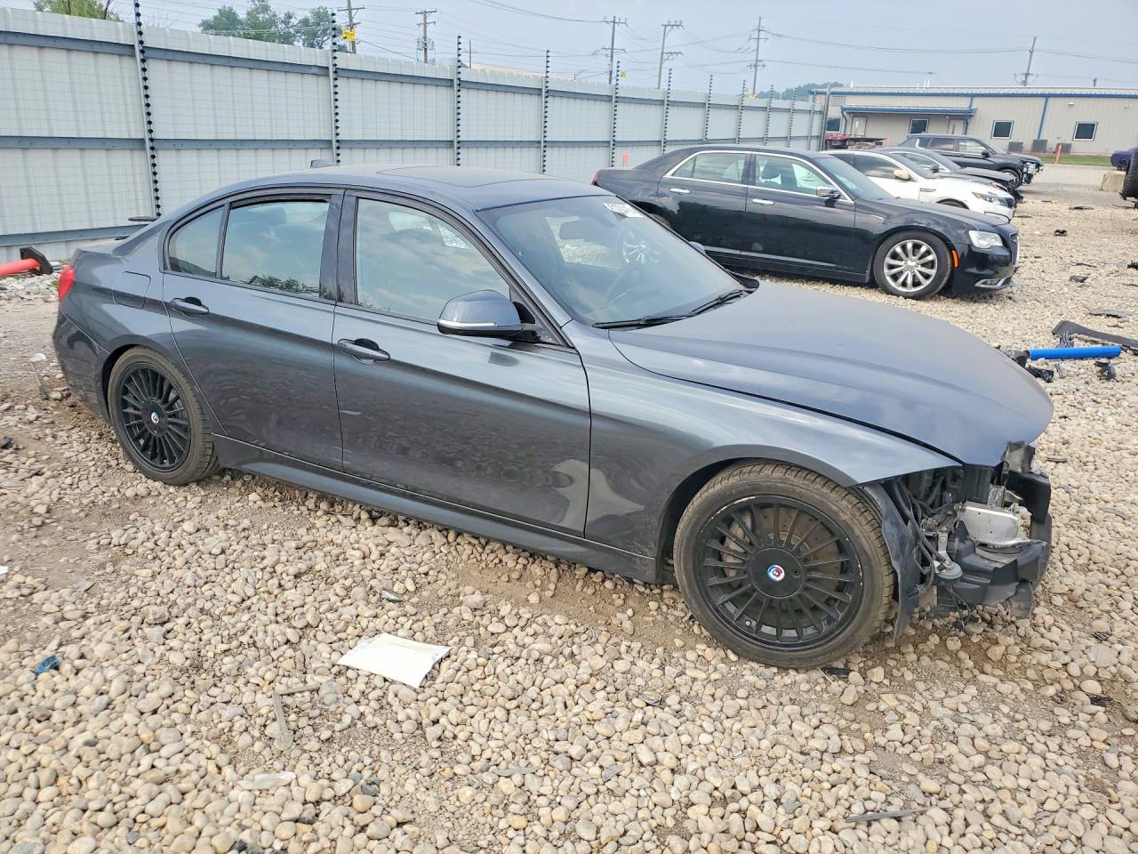 2015 Bmw 335 Xi Gray vin: WBA3B9G5XFNR99300