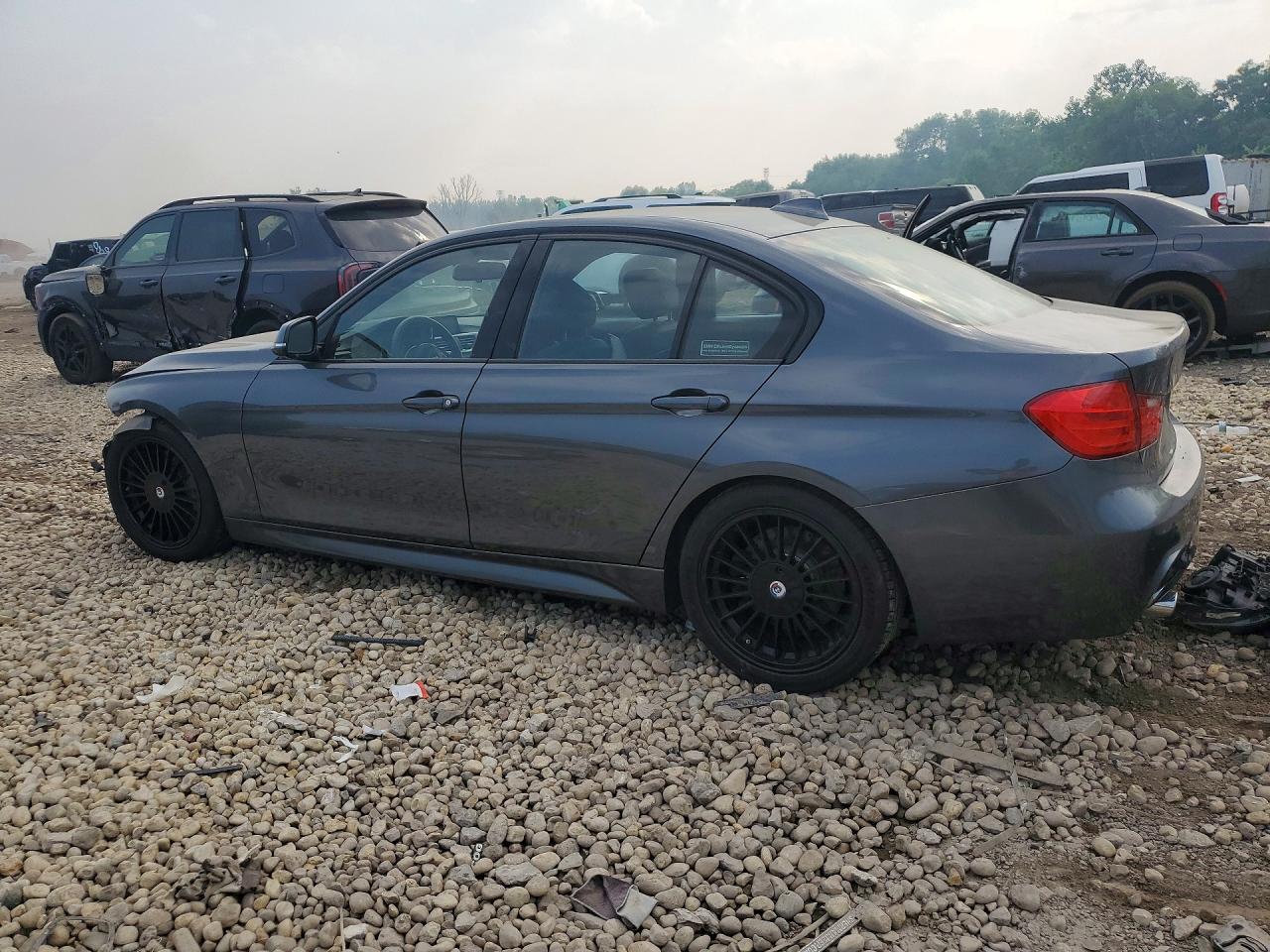 2015 Bmw 335 Xi Gray vin: WBA3B9G5XFNR99300