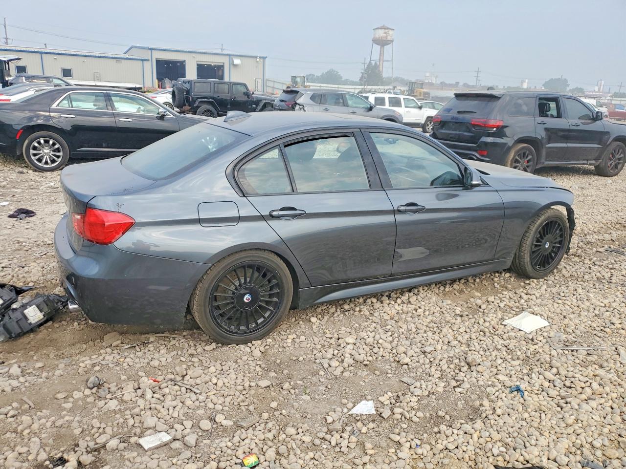 2015 Bmw 335 Xi Gray vin: WBA3B9G5XFNR99300