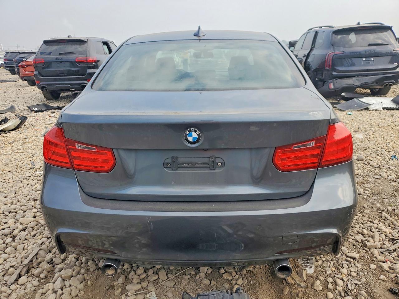 2015 Bmw 335 Xi Gray vin: WBA3B9G5XFNR99300