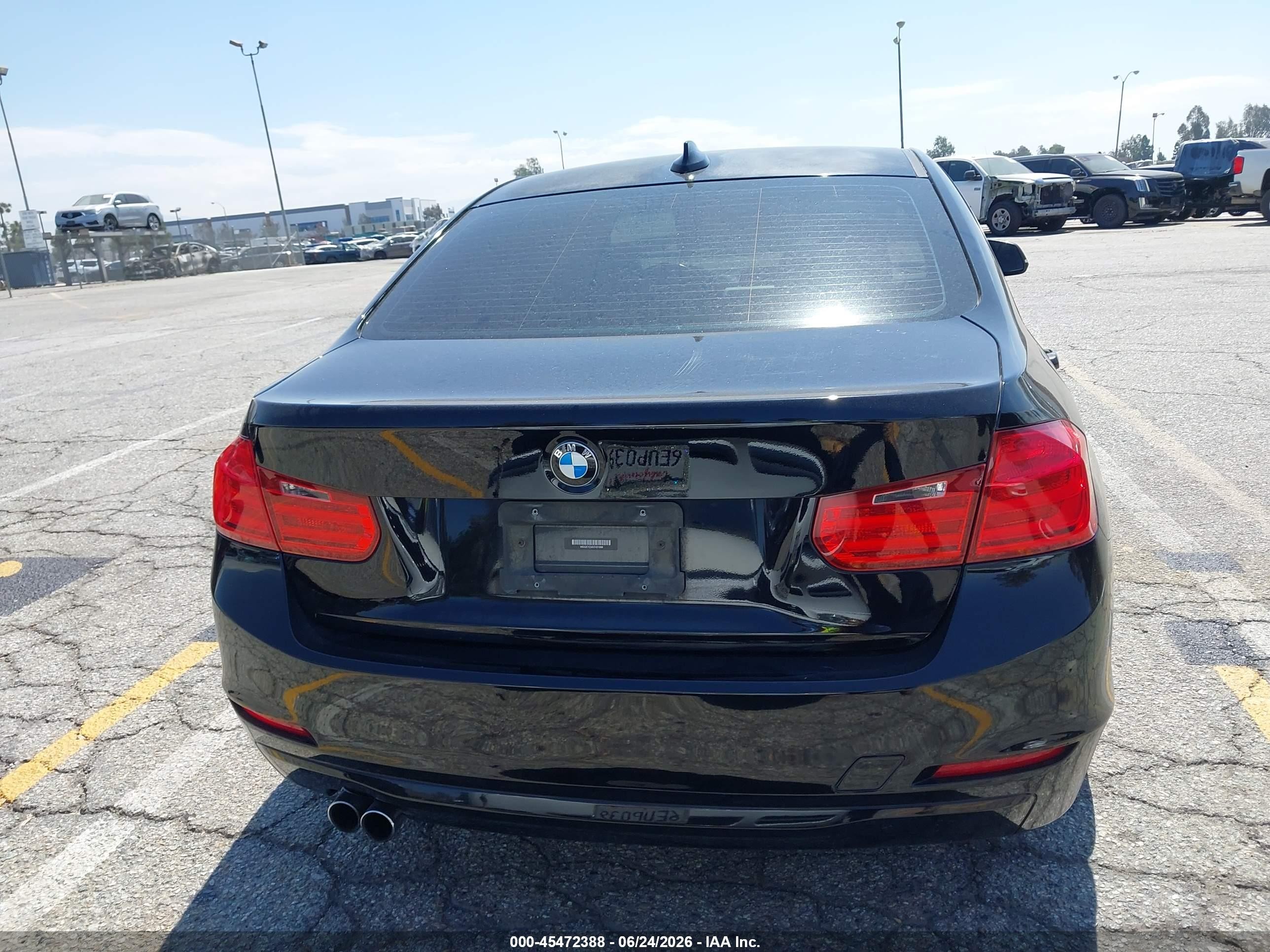 2012 Bmw 328i   Black vin: WBA3C1C50CF431888