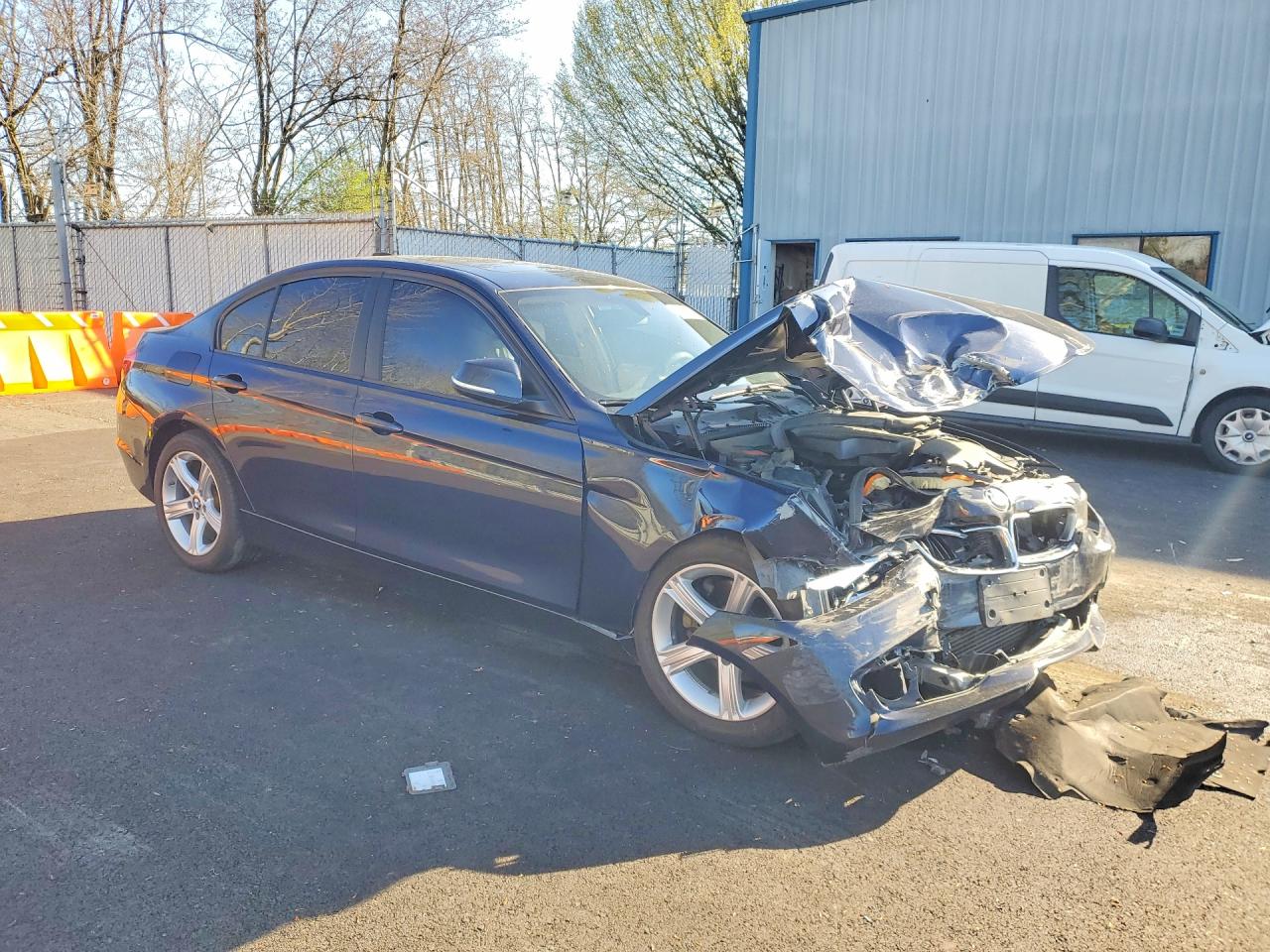 2013 Bmw 328 I Sulev Blue vin: WBA3C1C50DF440463