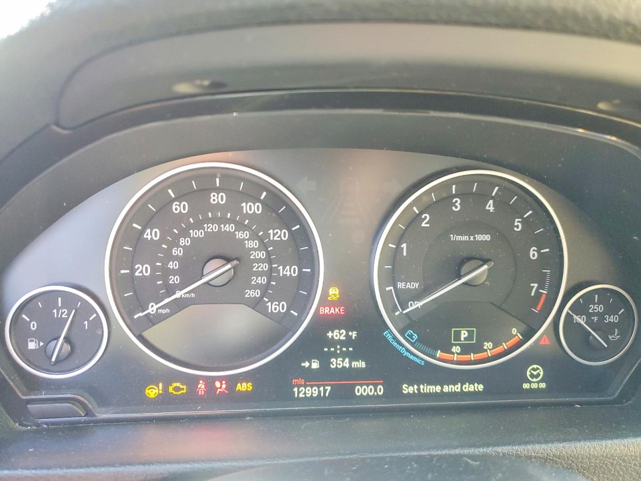 2013 Bmw 328 I Sulev Blue vin: WBA3C1C50DF440463