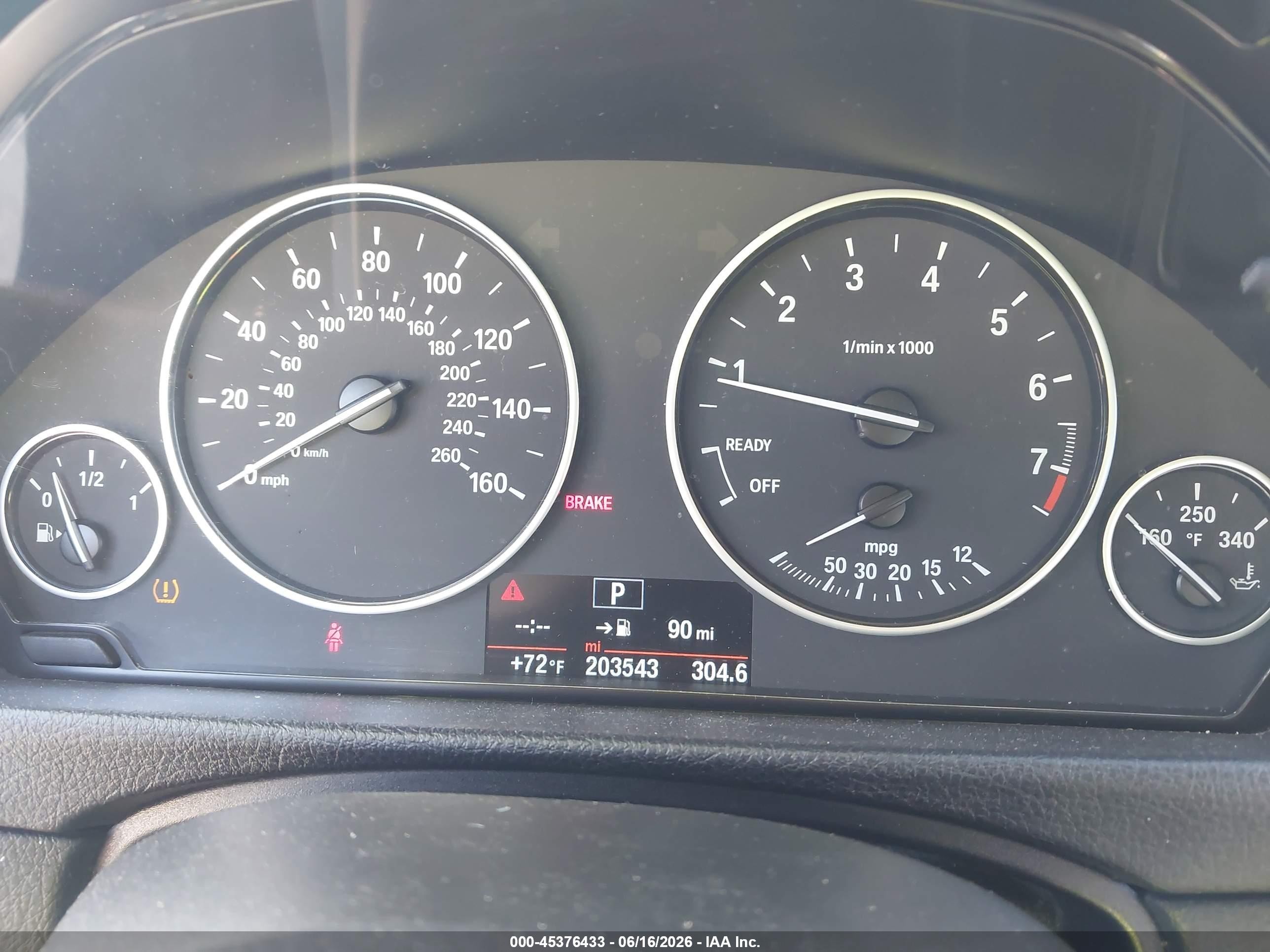 2014 Bmw 328i   Gray vin: WBA3C1C50EK110430