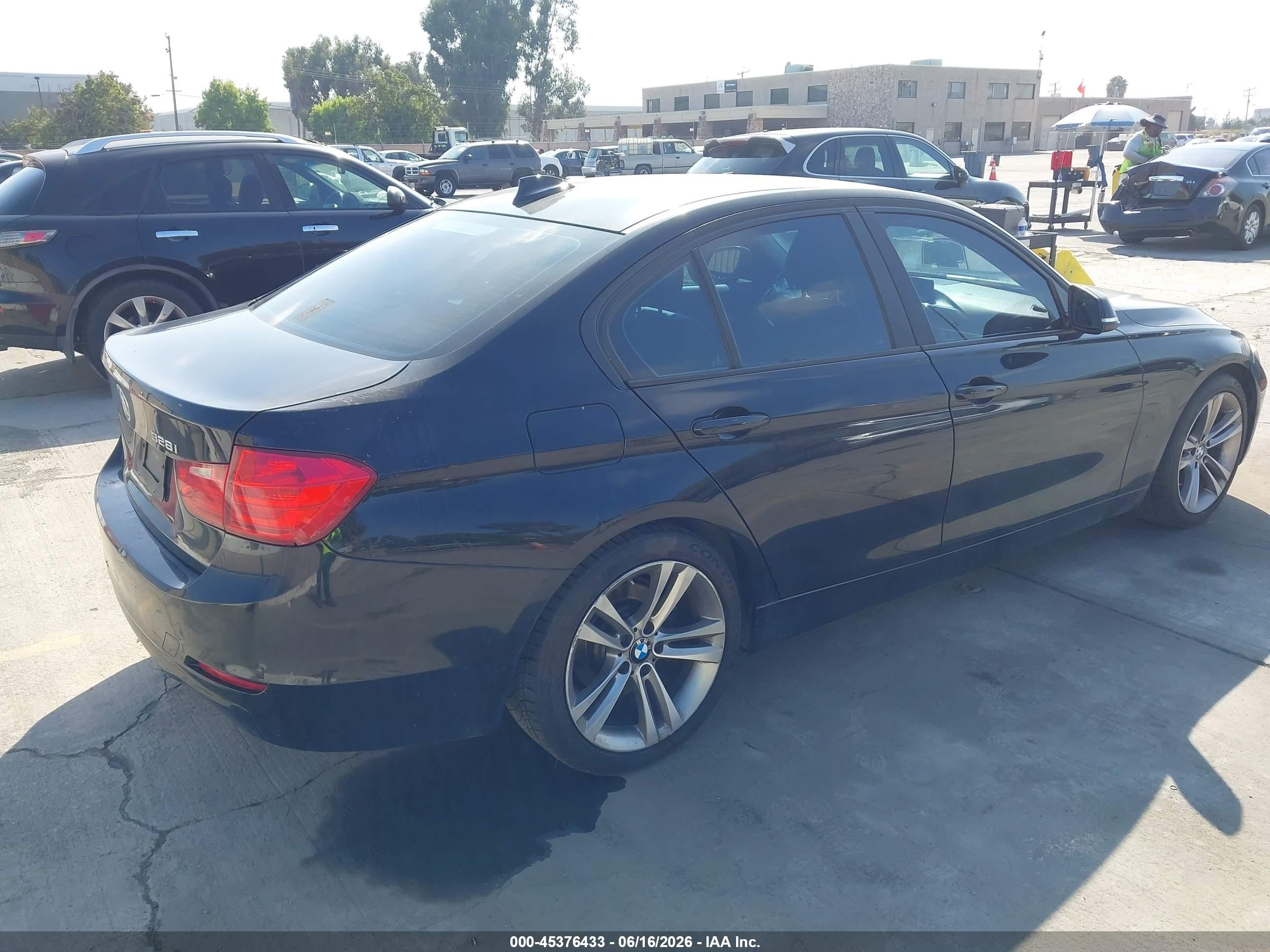 2014 Bmw 328i   Gray vin: WBA3C1C50EK110430
