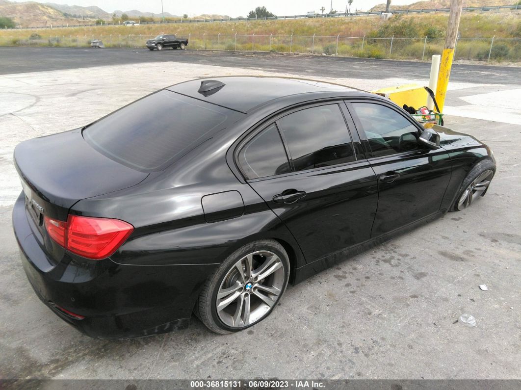 2014 Bmw 3 Series 328i Черный vin: WBA3C1C50EK111030