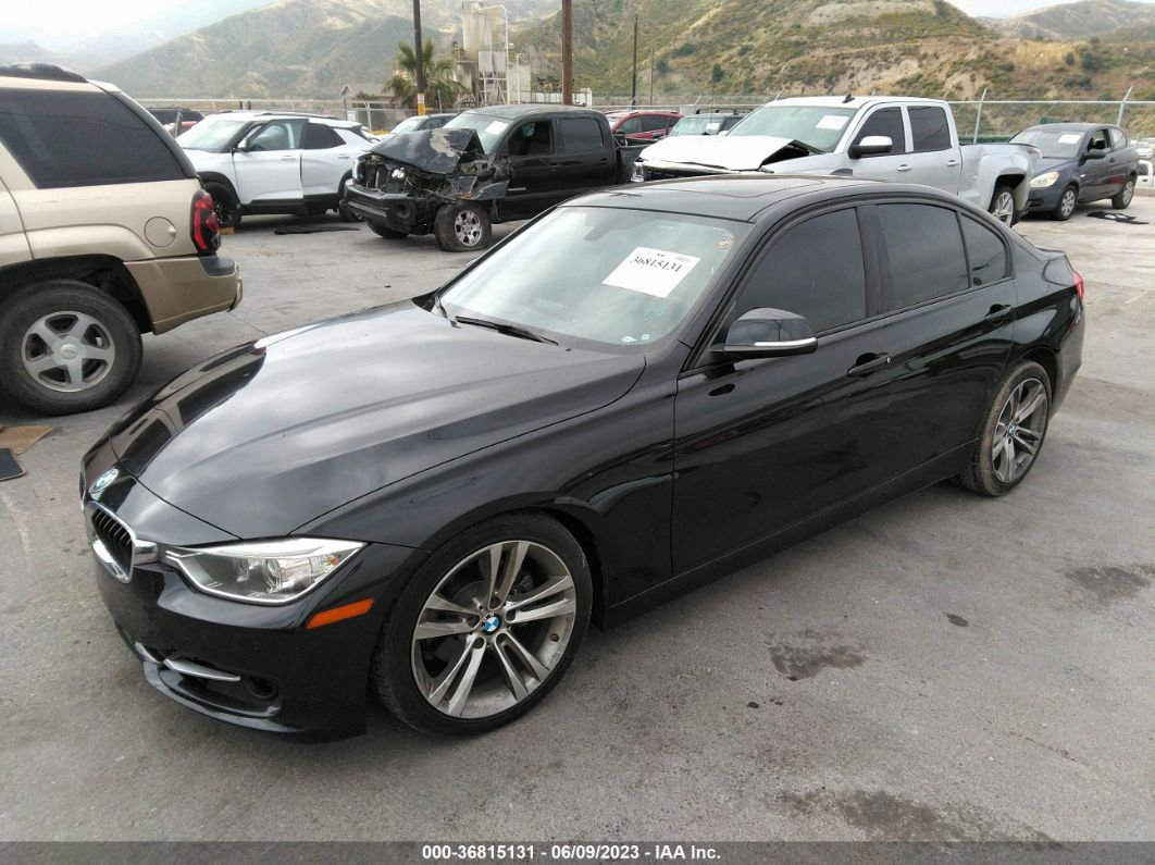 2014 Bmw 3 Series 328i Черный vin: WBA3C1C50EK111030