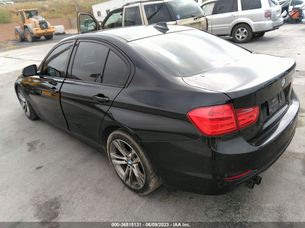 2014 Bmw 3 Series 328i Черный vin: WBA3C1C50EK111030