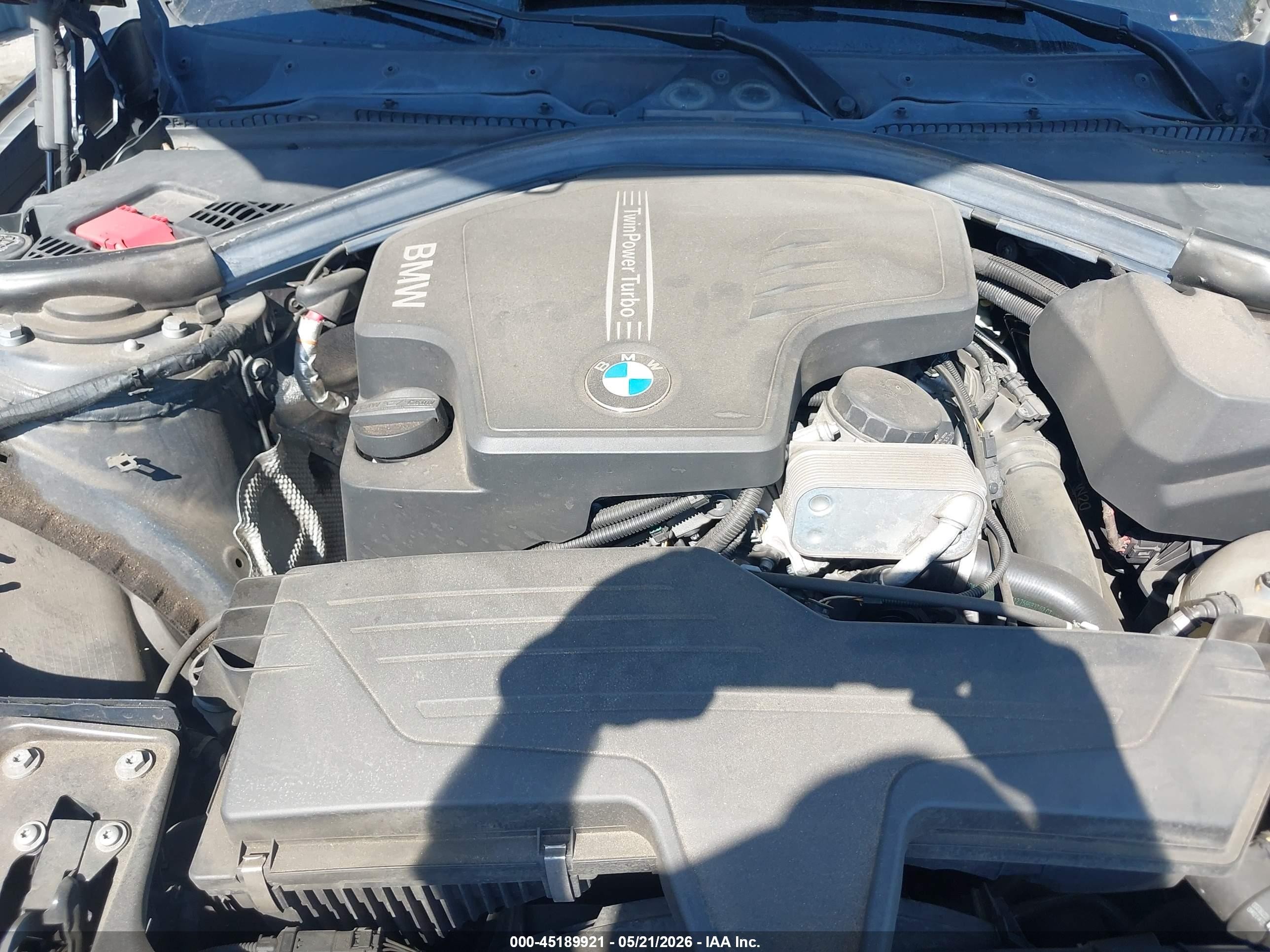 2014 Bmw 328i Blue vin: WBA3C1C50EK112744