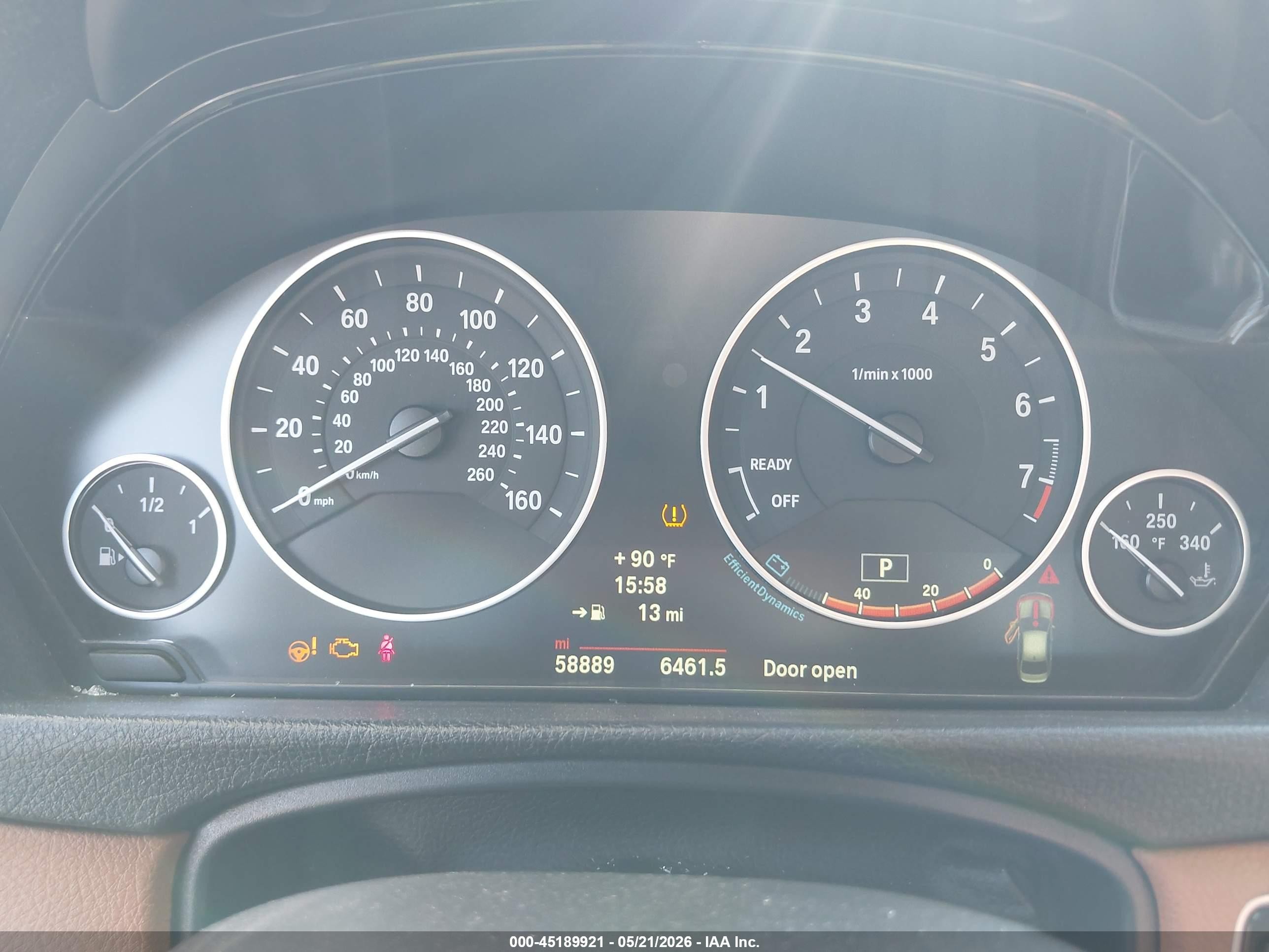 2014 Bmw 328i Blue vin: WBA3C1C50EK112744