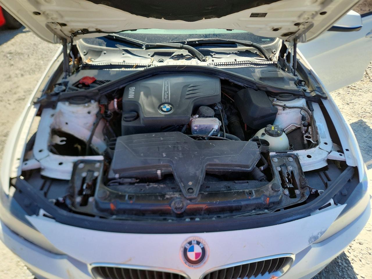 2014 Bmw 328 I Sulev White vin: WBA3C1C50EK113862