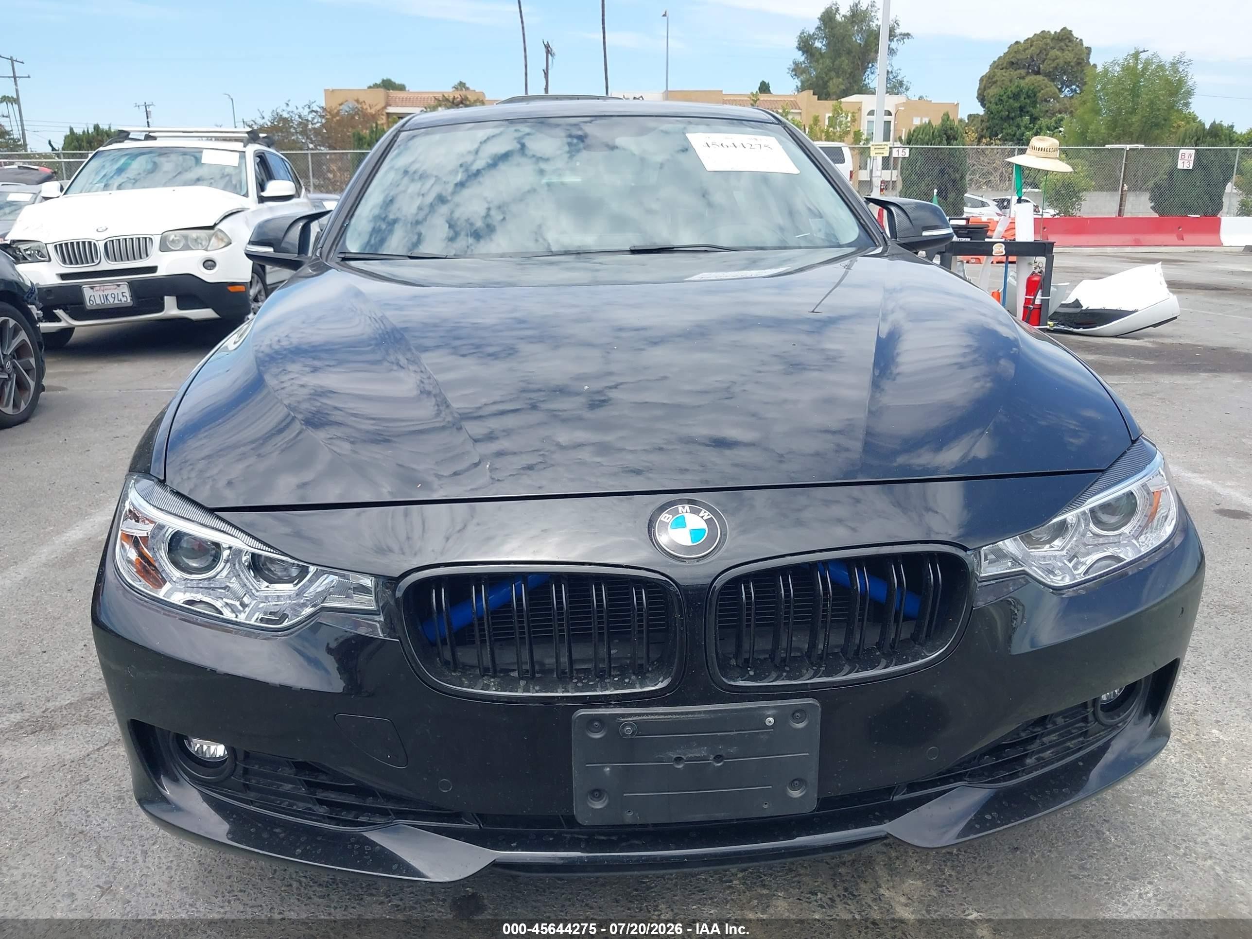 2015 Bmw 328i   Black vin: WBA3C1C50FK118903