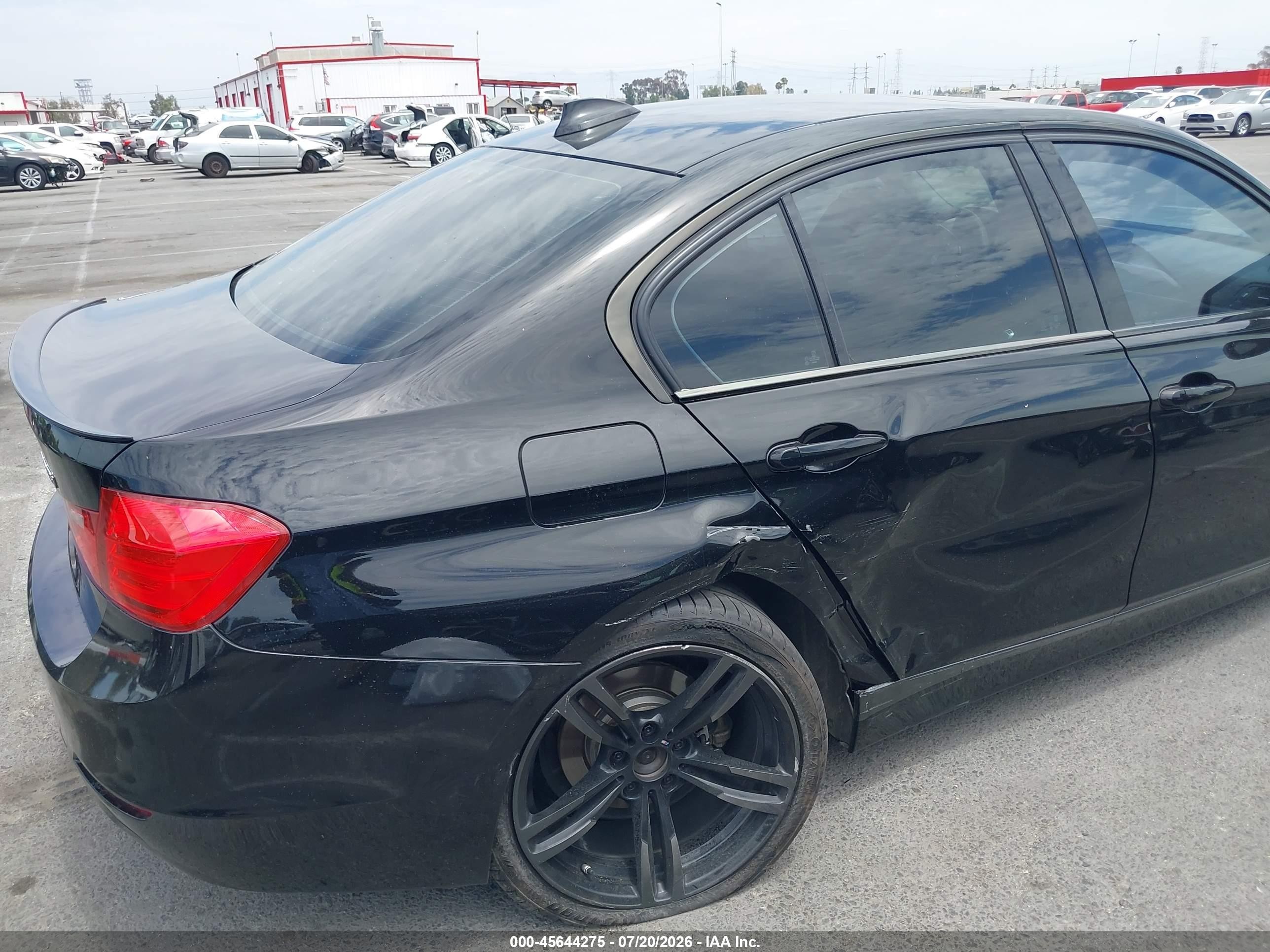 2015 Bmw 328i   Black vin: WBA3C1C50FK118903