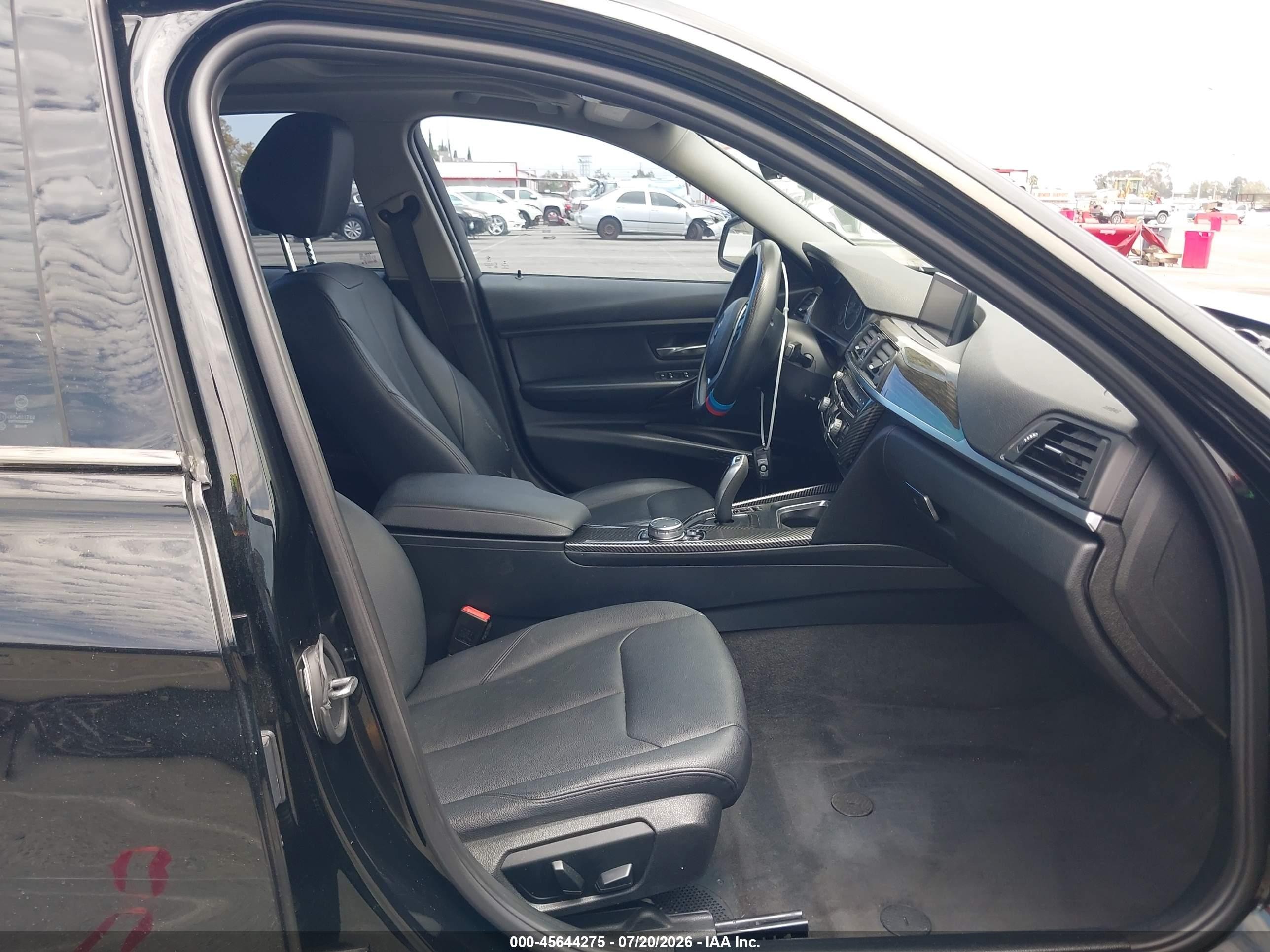 2015 Bmw 328i   Black vin: WBA3C1C50FK118903