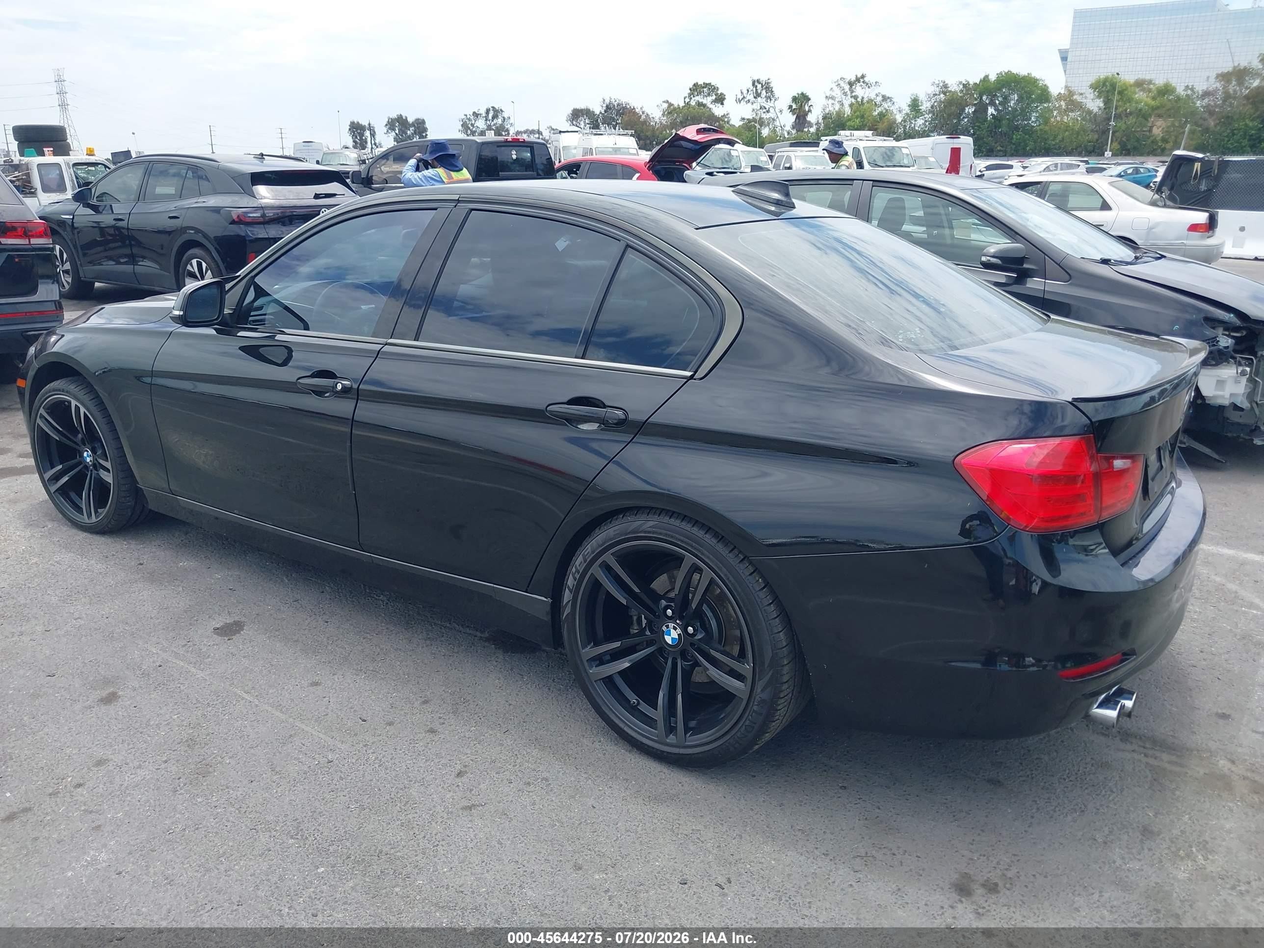 2015 Bmw 328i   Black vin: WBA3C1C50FK118903