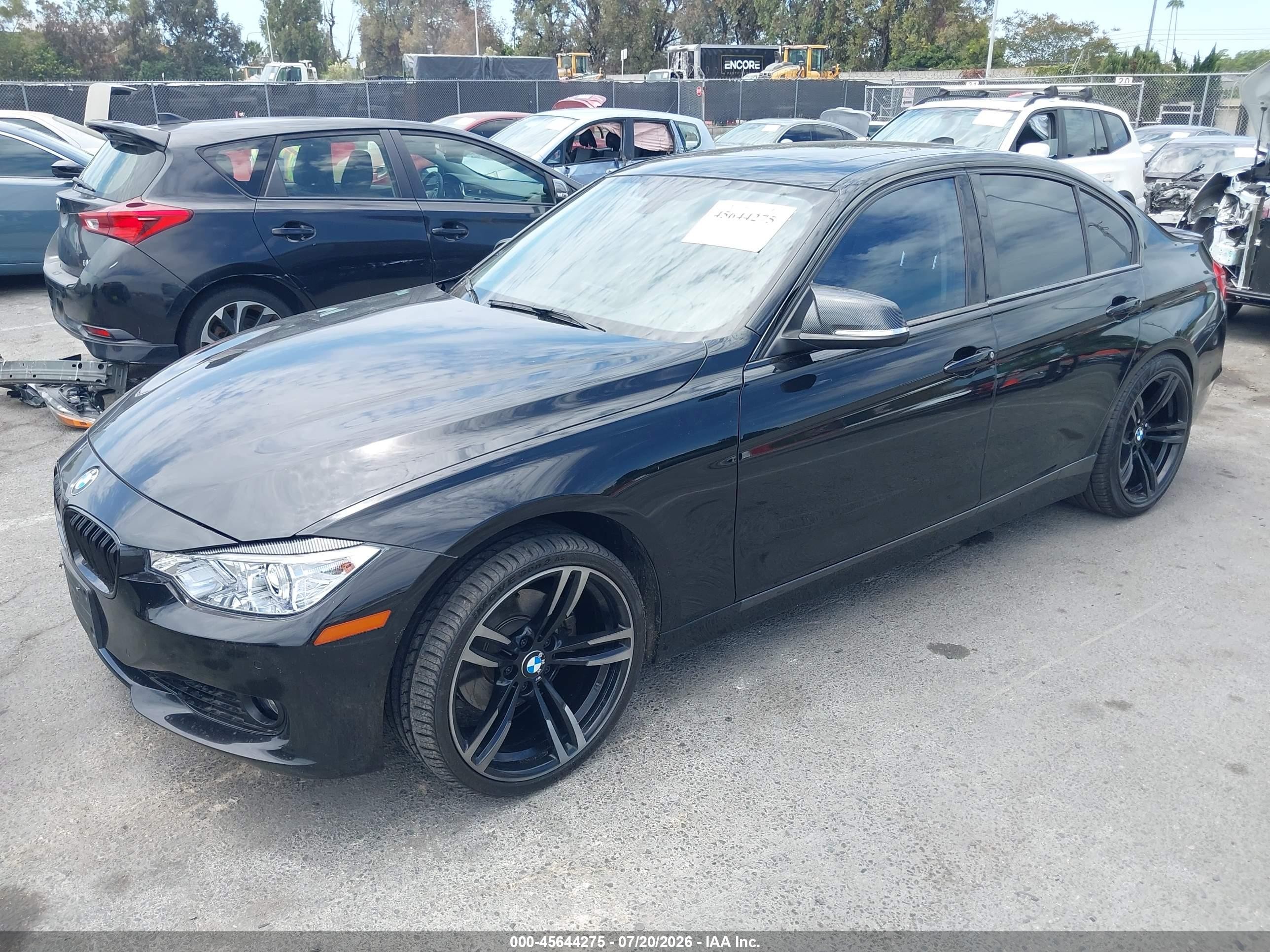 2015 Bmw 328i   Black vin: WBA3C1C50FK118903