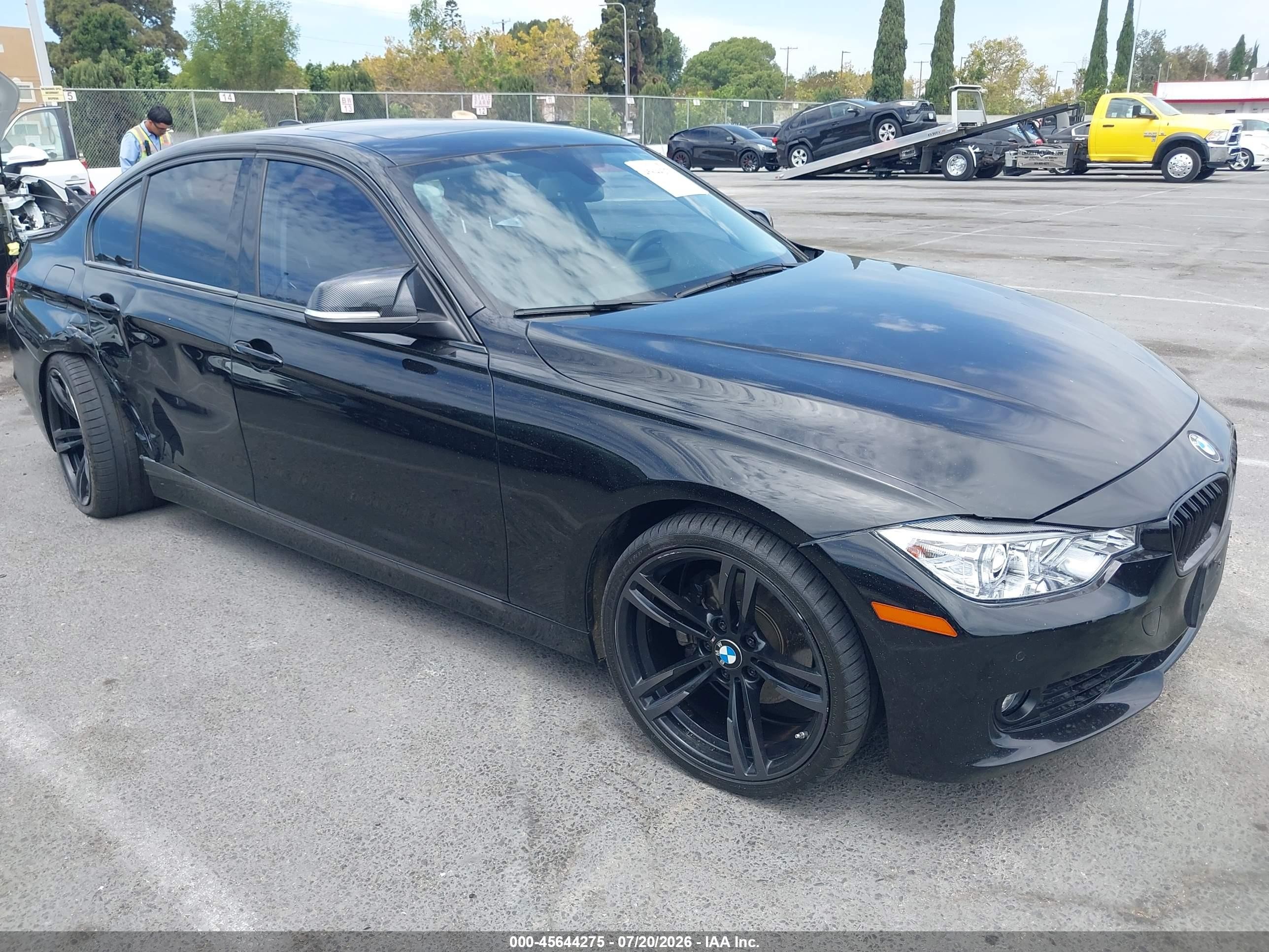 2015 Bmw 328i   Black vin: WBA3C1C50FK118903
