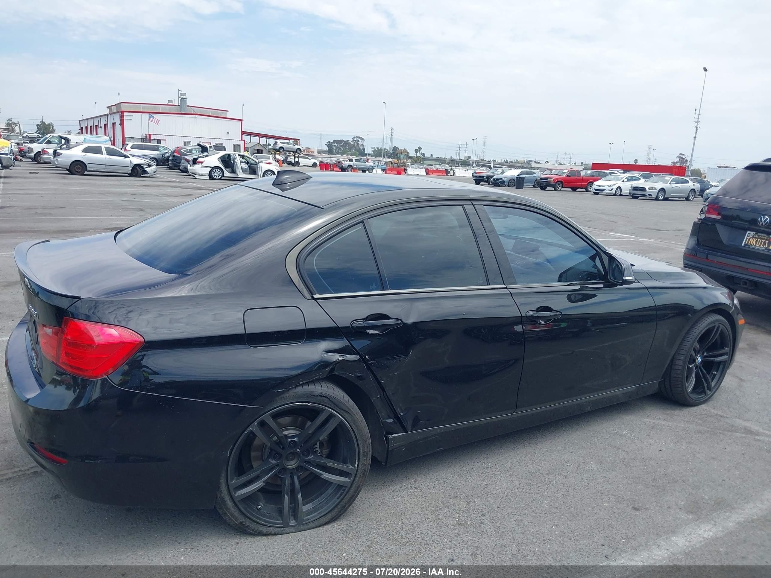 2015 Bmw 328i   Black vin: WBA3C1C50FK118903