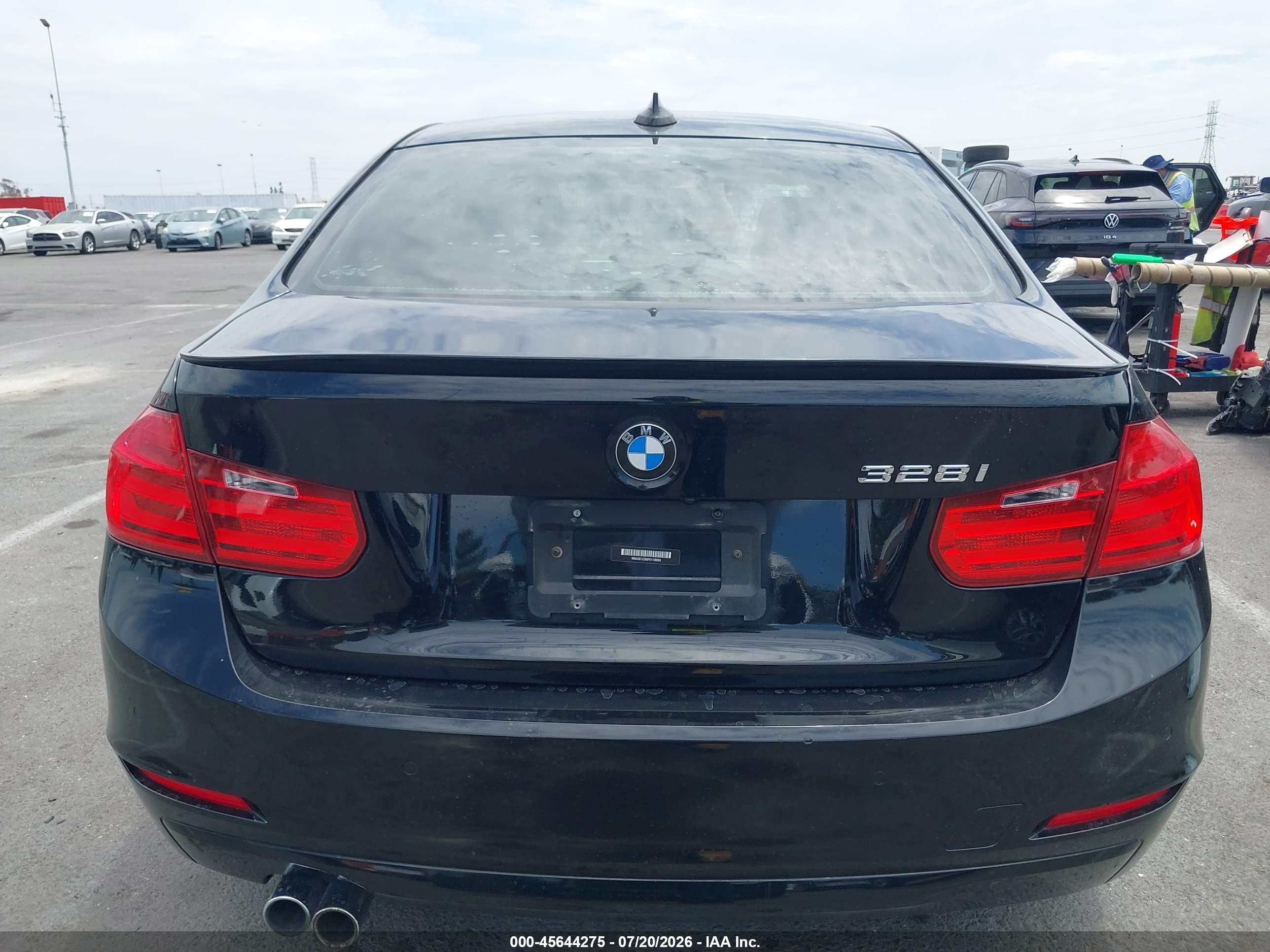 2015 Bmw 328i   Black vin: WBA3C1C50FK118903