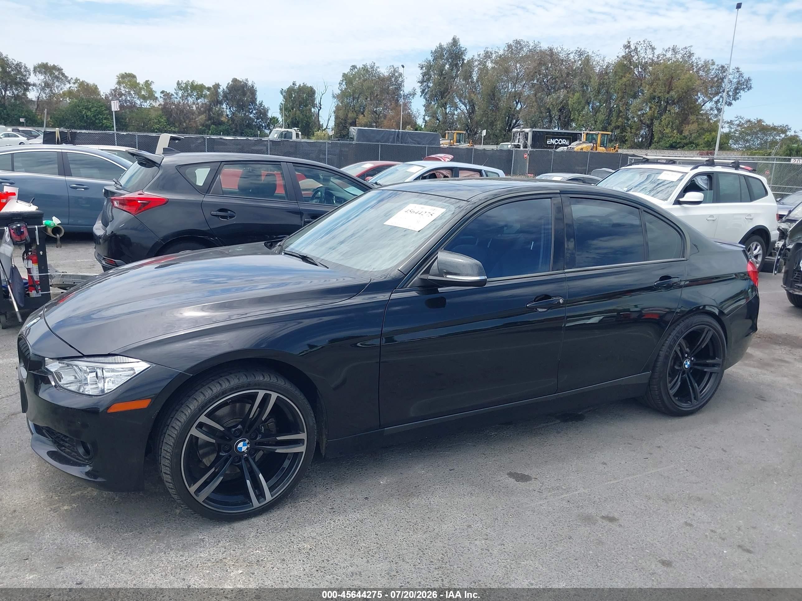 2015 Bmw 328i   Black vin: WBA3C1C50FK118903