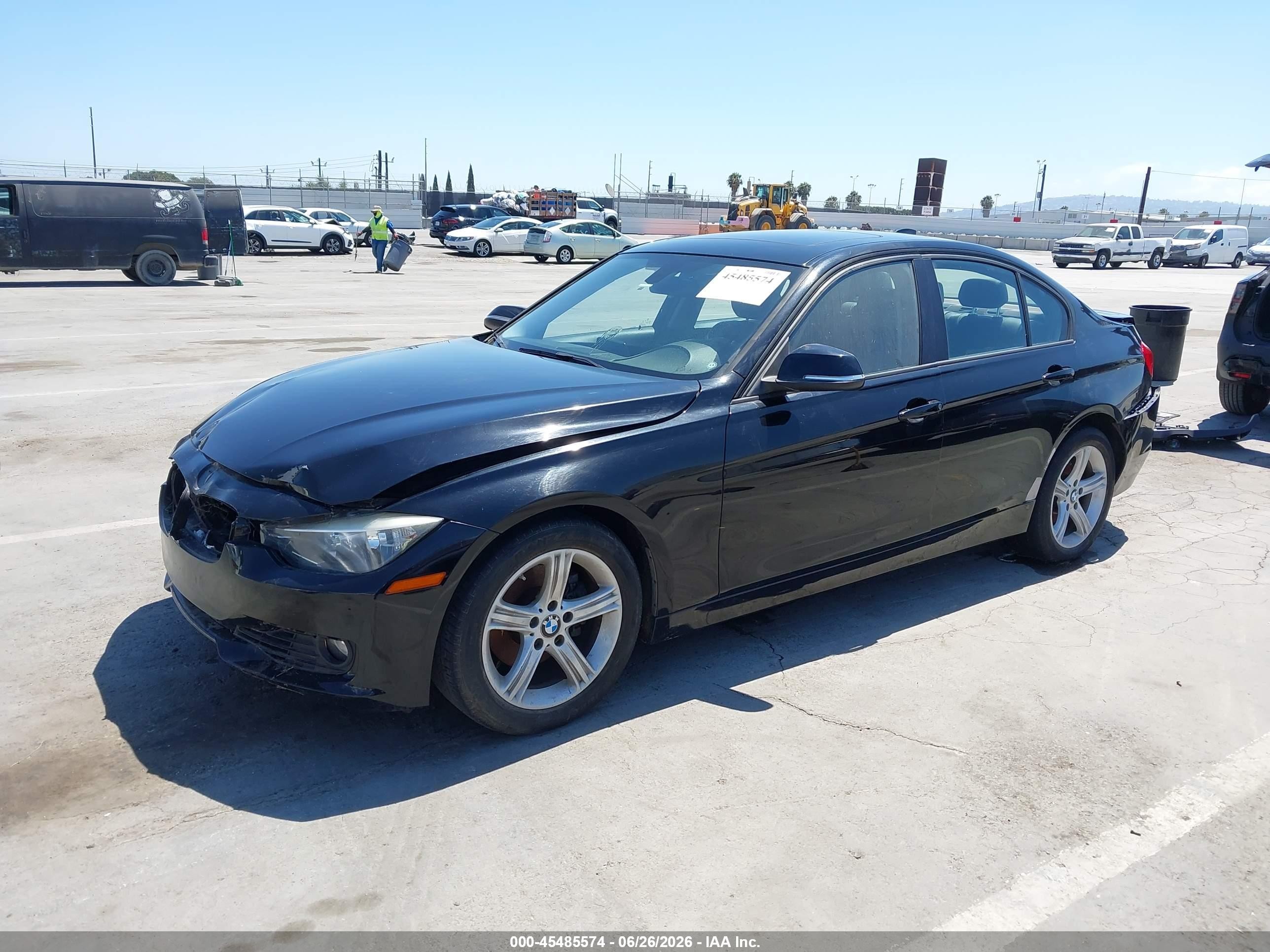 2015 Bmw 328i   Black vin: WBA3C1C50FK119274