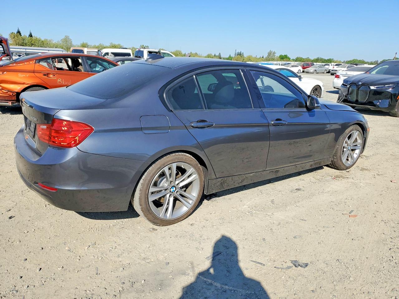 2013 Bmw 328 I Sulev Silver vin: WBA3C1C51DF435689