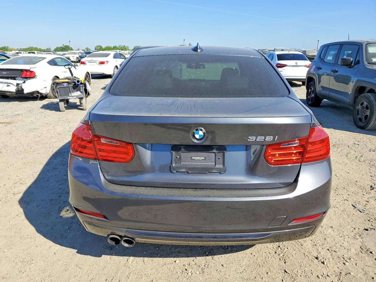 2013 Bmw 328 I Sulev Silver vin: WBA3C1C51DF435689