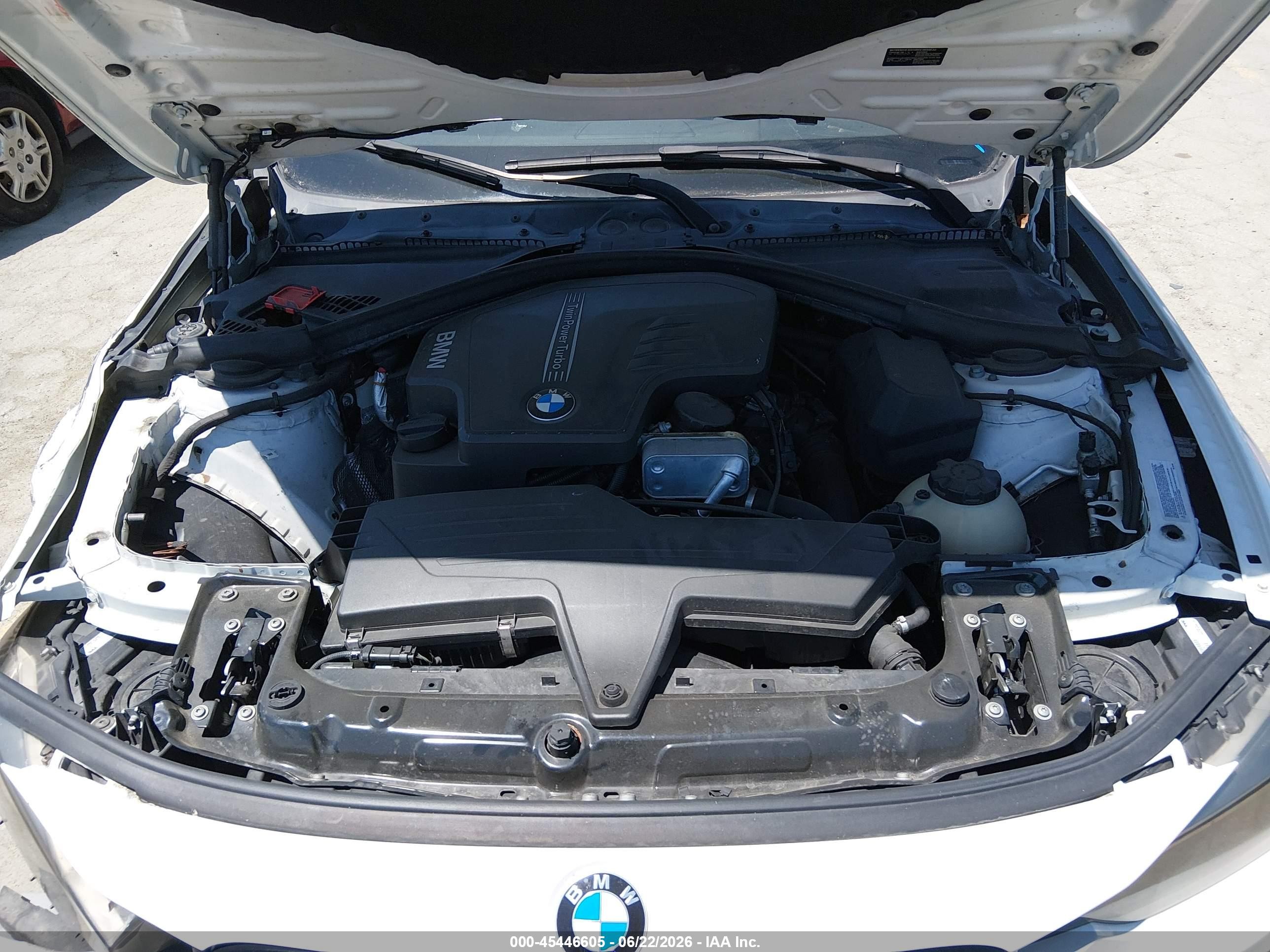 2014 Bmw 328i   White vin: WBA3C1C51EK107861