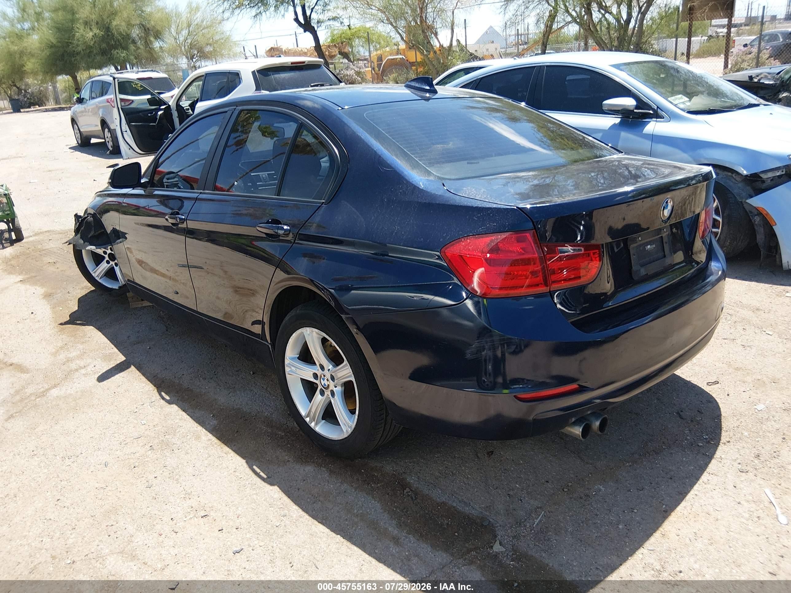 2014 Bmw 328i   Blue vin: WBA3C1C51EK109268