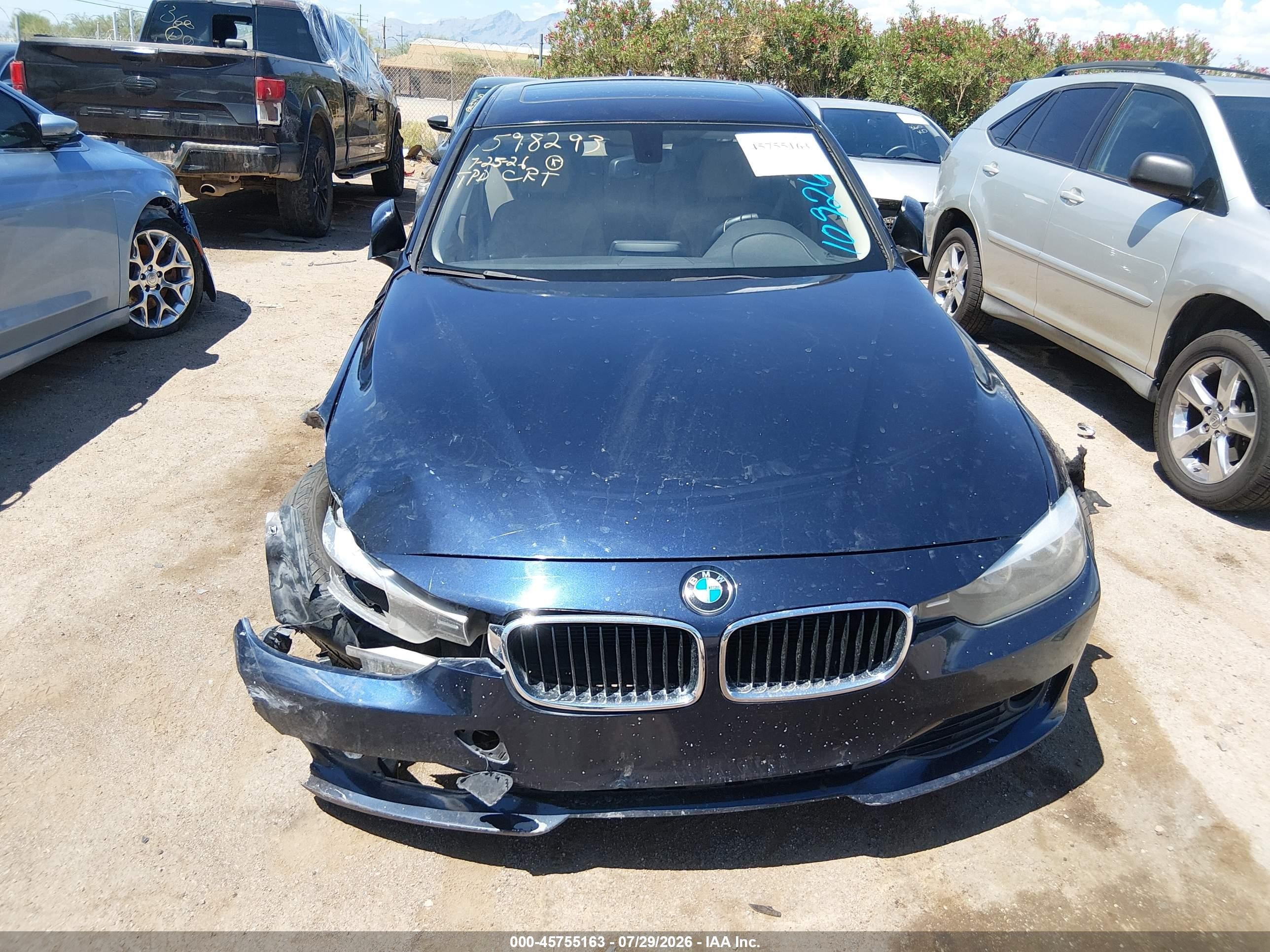 2014 Bmw 328i   Blue vin: WBA3C1C51EK109268