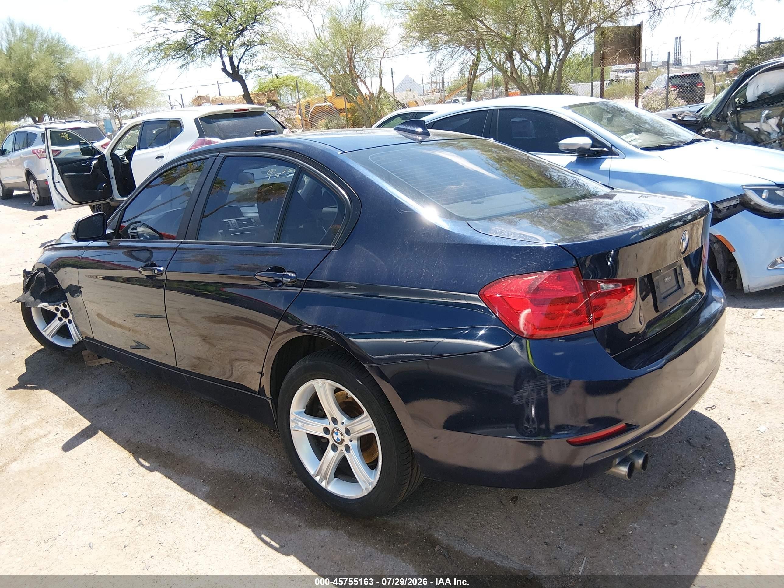 2014 Bmw 328i   Blue vin: WBA3C1C51EK109268