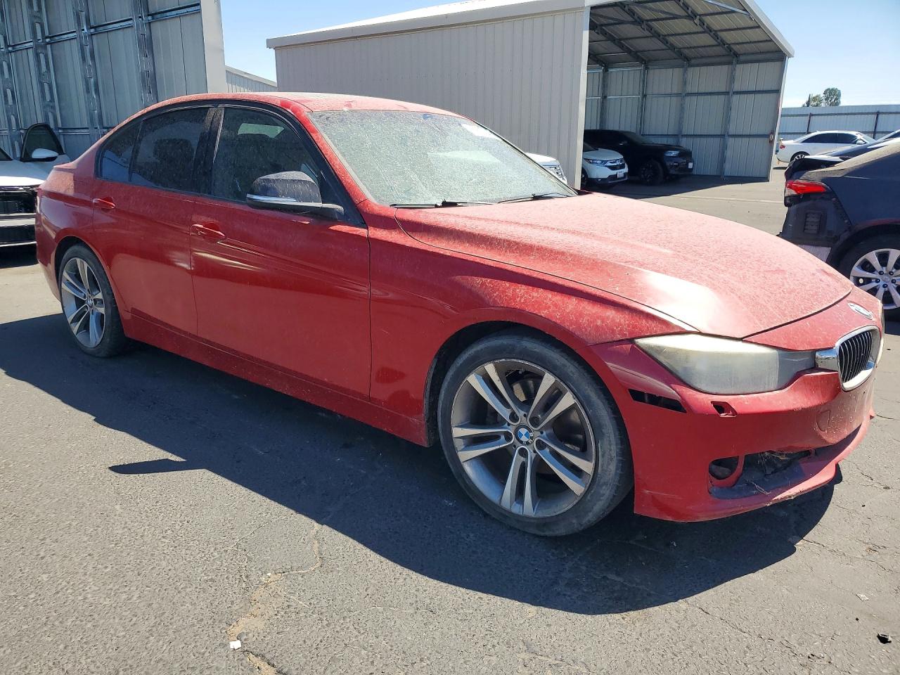 2014 Bmw 328 I Sulev Red vin: WBA3C1C51EK115989