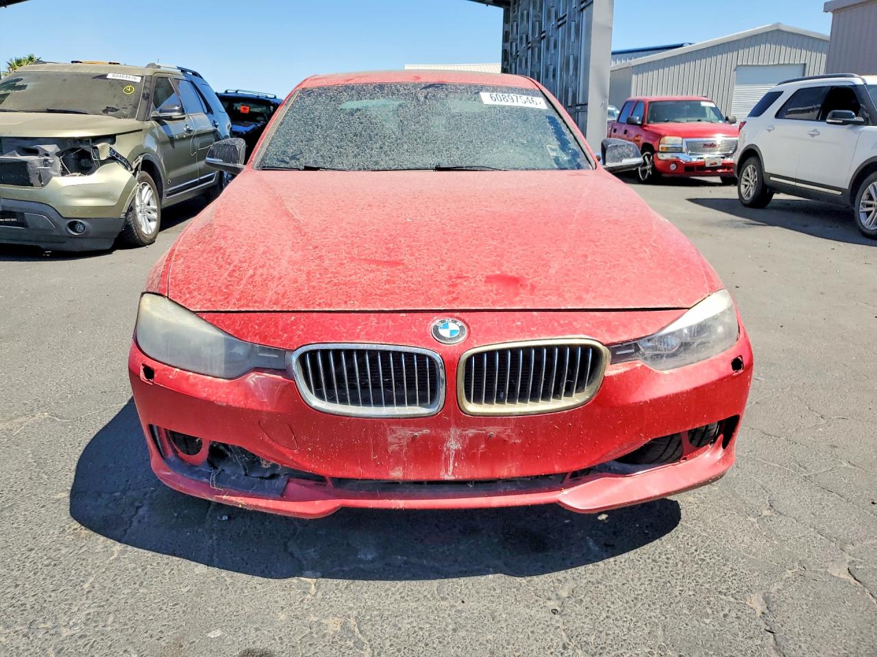 2014 Bmw 328 I Sulev Red vin: WBA3C1C51EK115989
