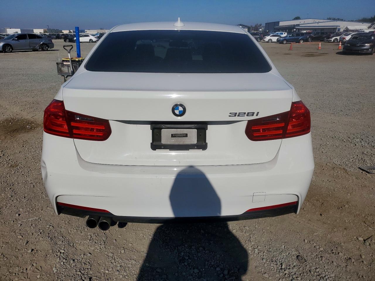 2014 Bmw 328 I Sulev White vin: WBA3C1C51EK116415