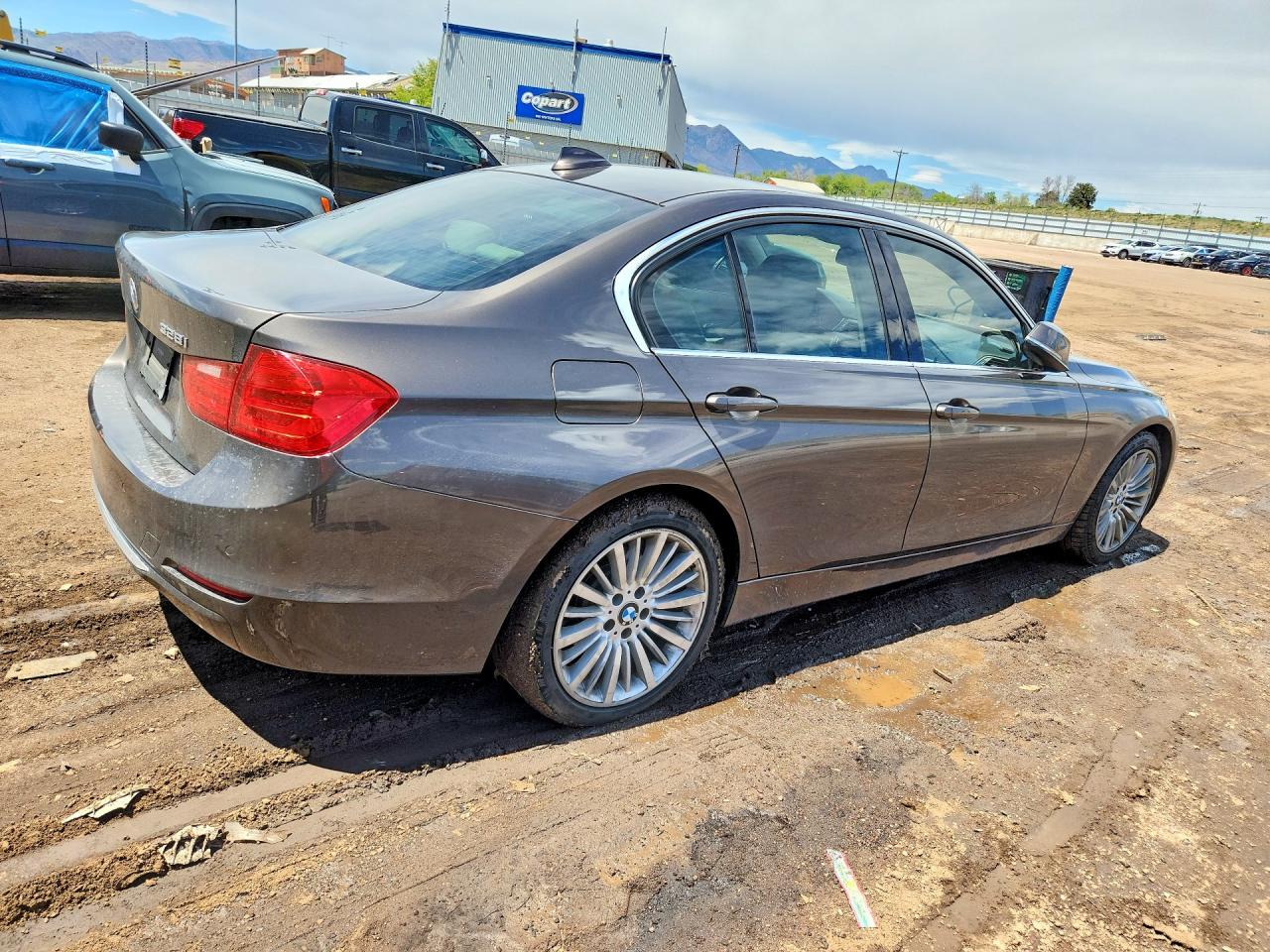2015 Bmw 328 I Sulev Brown vin: WBA3C1C51FK120174