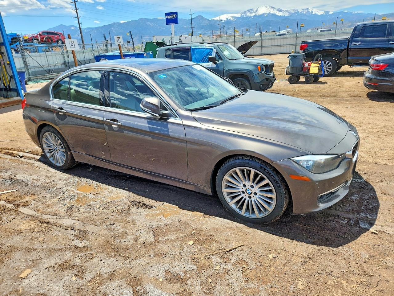 2015 Bmw 328 I Sulev Brown vin: WBA3C1C51FK120174