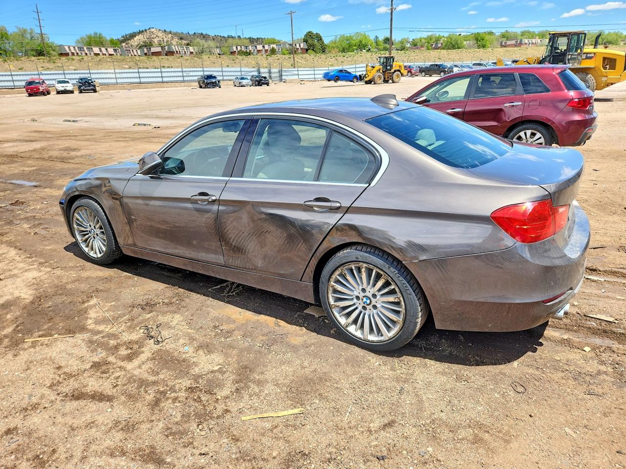 2015 Bmw 328 I Sulev Brown vin: WBA3C1C51FK120174