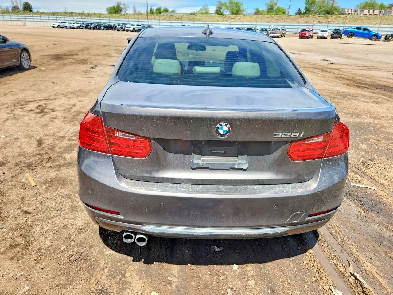 2015 Bmw 328 I Sulev Brown vin: WBA3C1C51FK120174