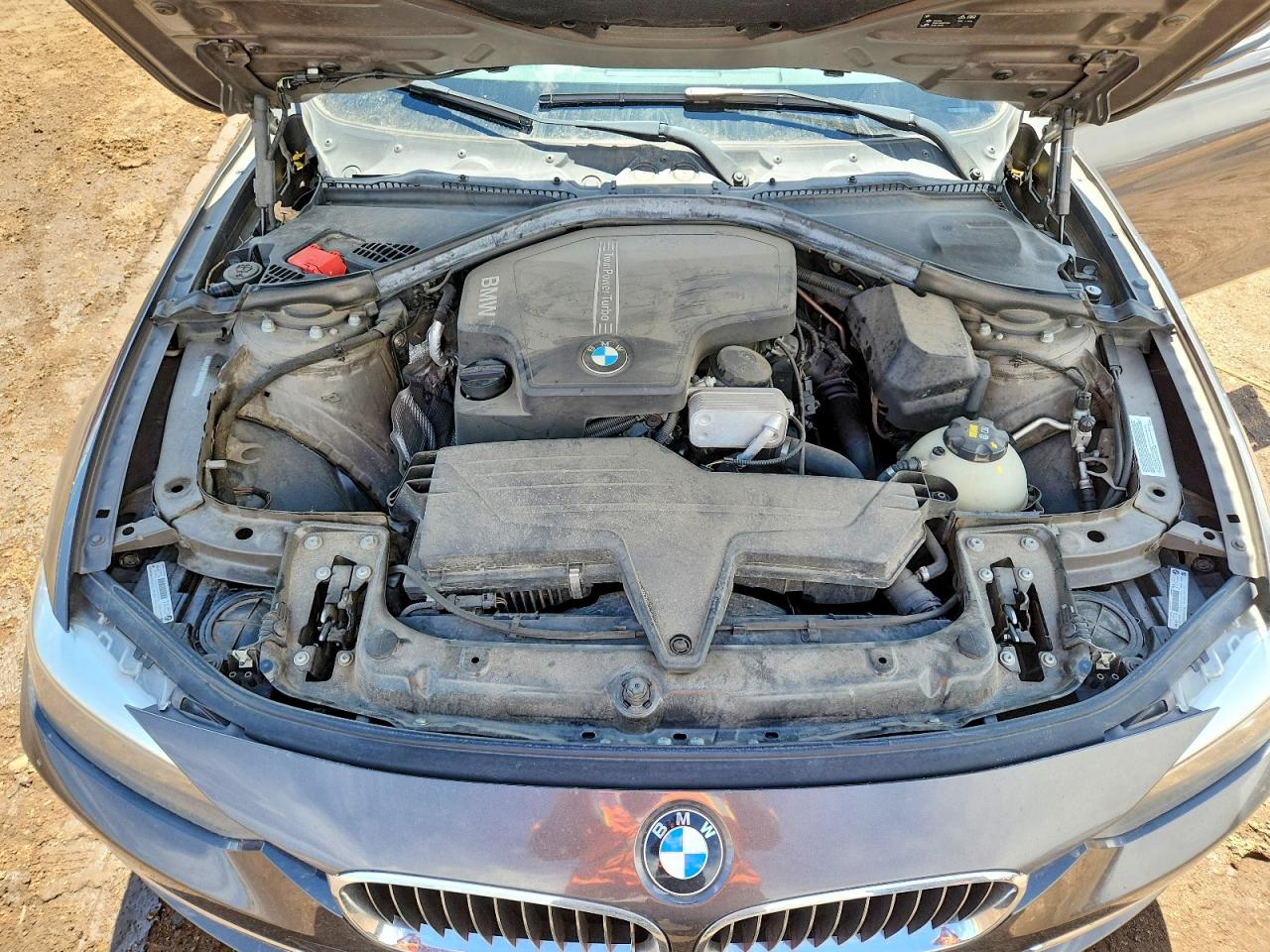 2015 Bmw 328 I Sulev Brown vin: WBA3C1C51FK120174