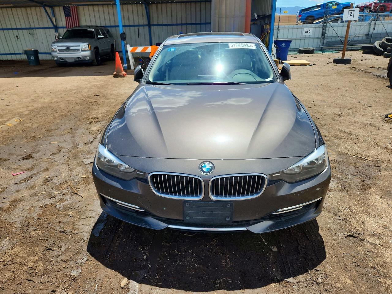2015 Bmw 328 I Sulev Brown vin: WBA3C1C51FK120174