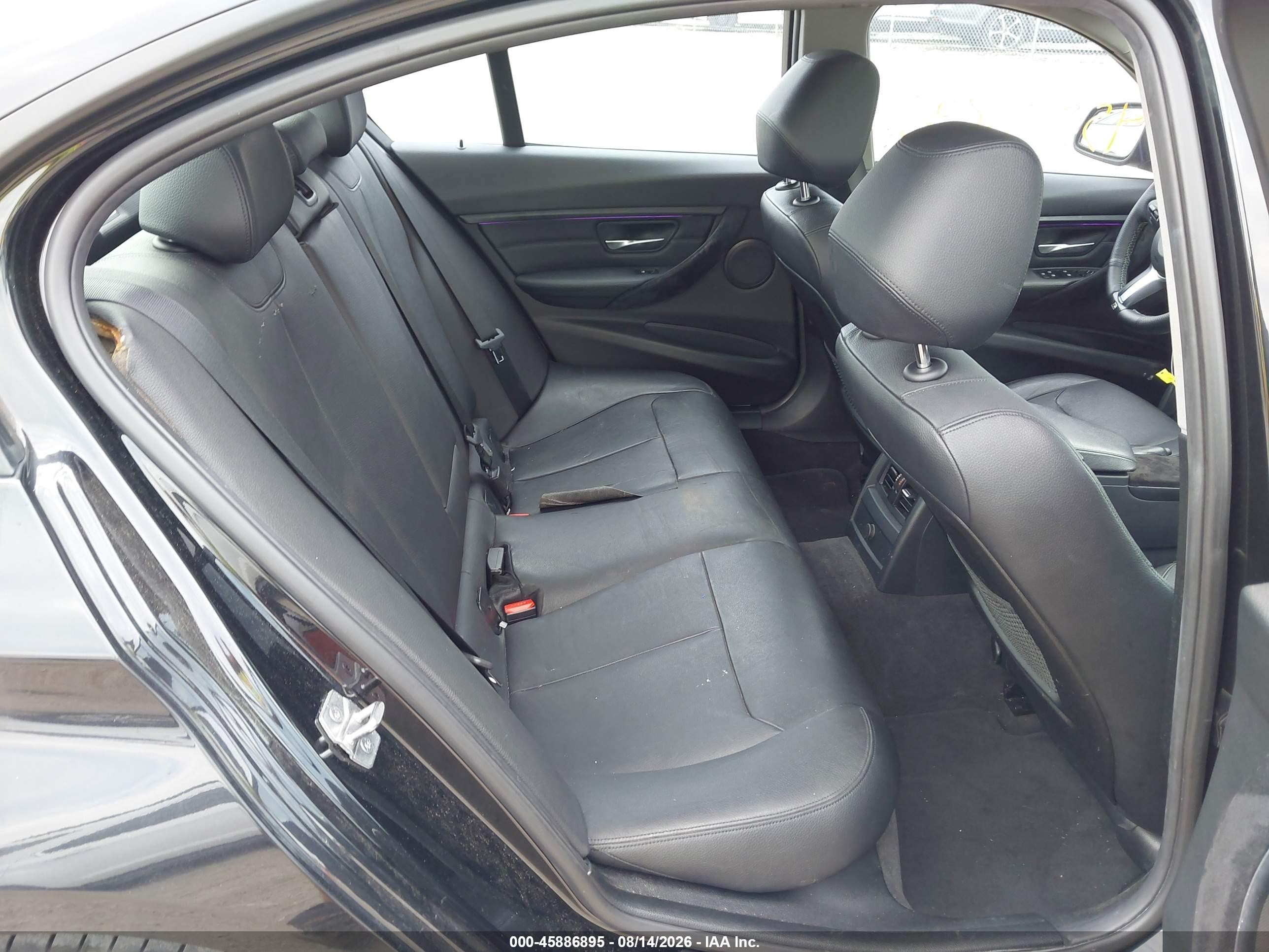 2015 Bmw 328i Black vin: WBA3C1C51FK124919