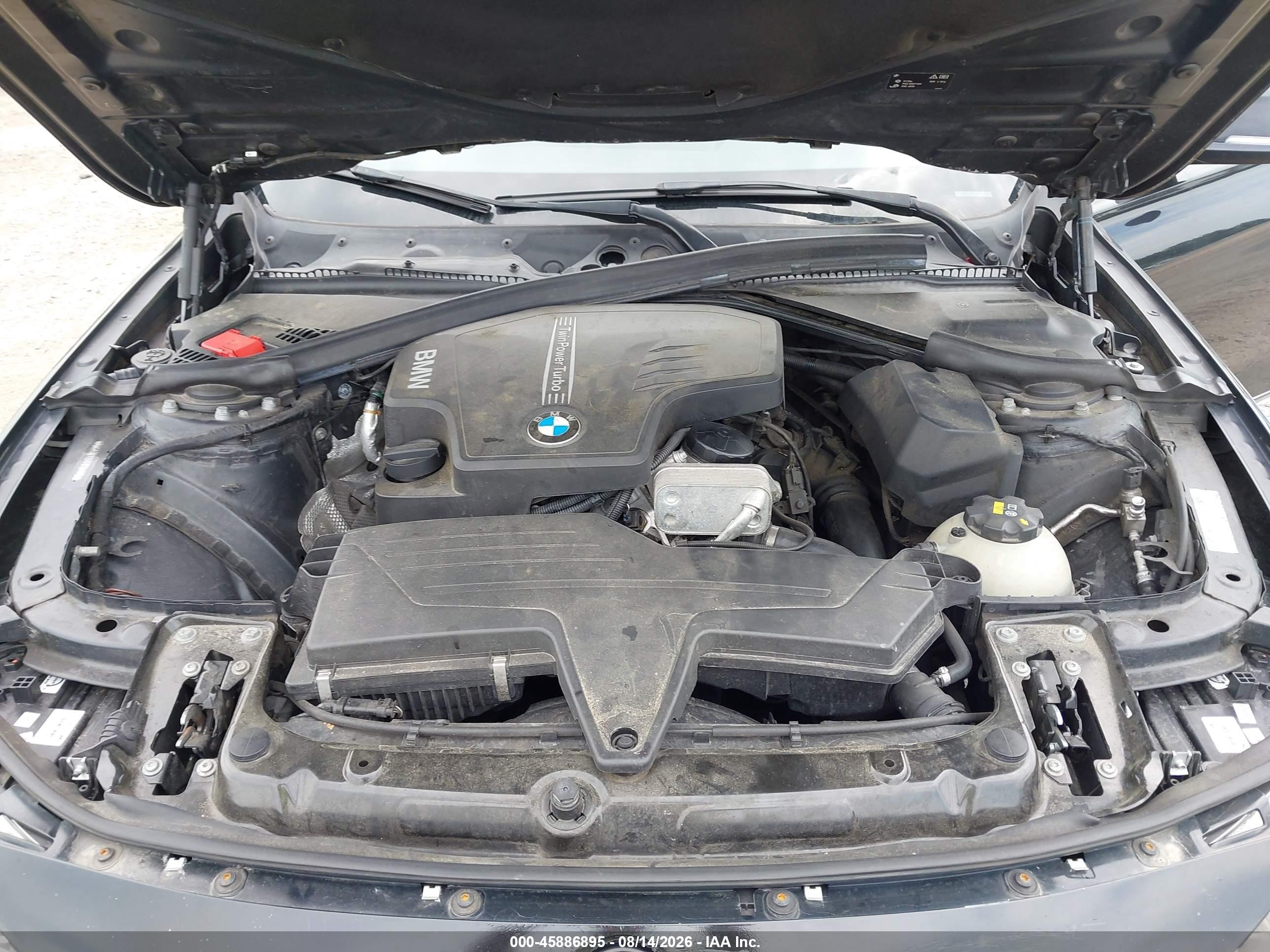 2015 Bmw 328i Black vin: WBA3C1C51FK124919