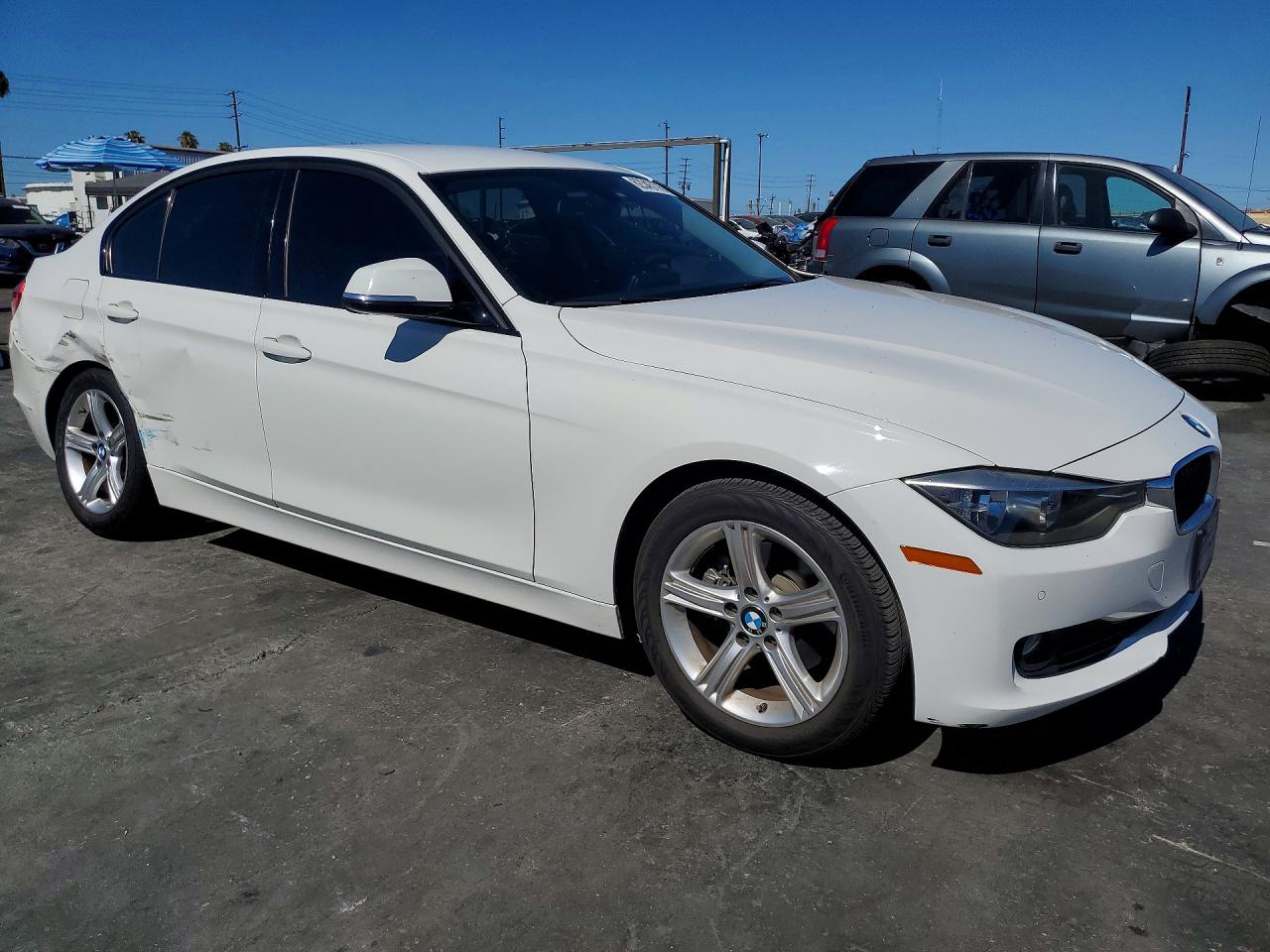 2015 Bmw 328 I Sulev Белый vin: WBA3C1C51FP851173