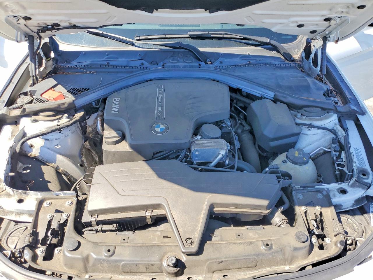 2015 Bmw 328 I Sulev Белый vin: WBA3C1C51FP851173
