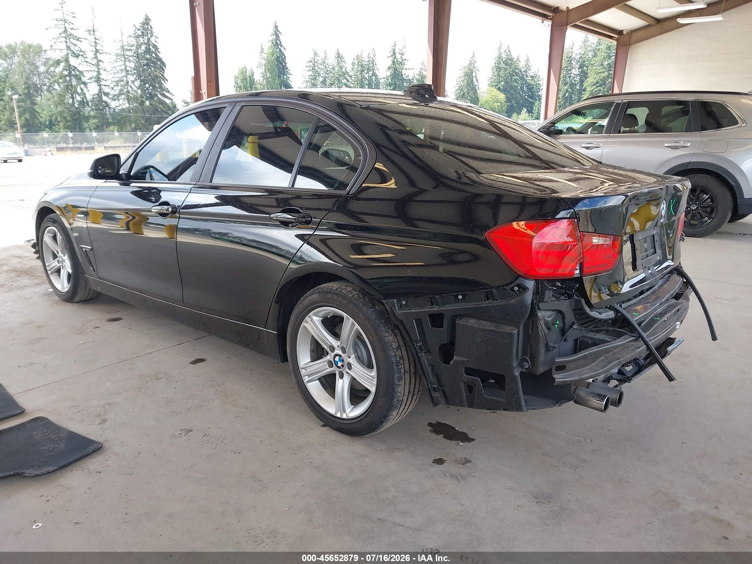 2015 Bmw 328i   Black vin: WBA3C1C51FP853036