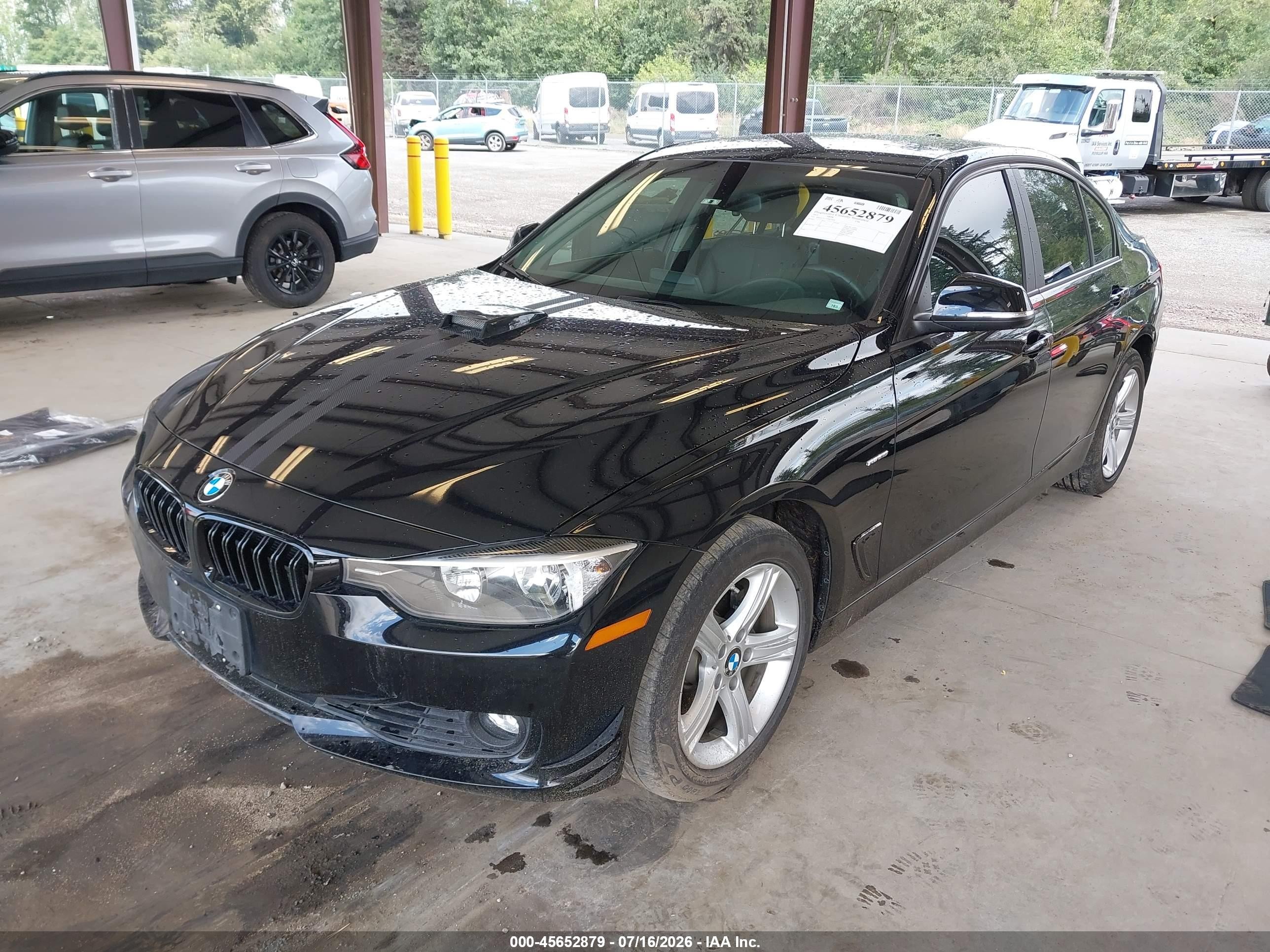 2015 Bmw 328i   Black vin: WBA3C1C51FP853036