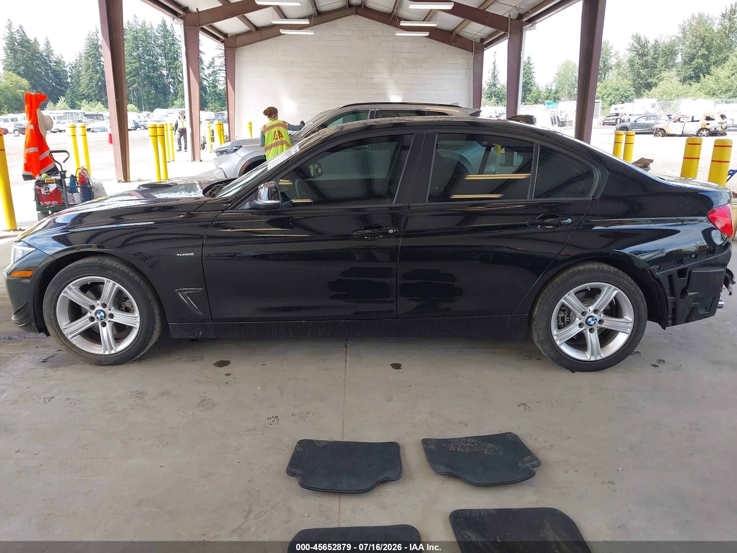 2015 Bmw 328i   Black vin: WBA3C1C51FP853036