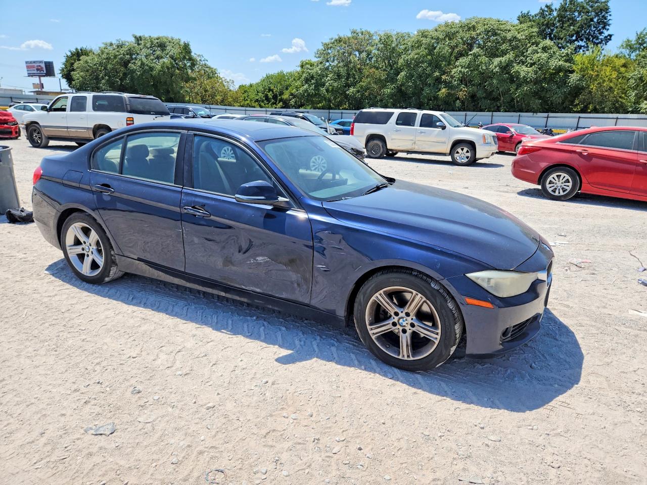 2013 Bmw 328 I Sulev Blue vin: WBA3C1C52DF436737