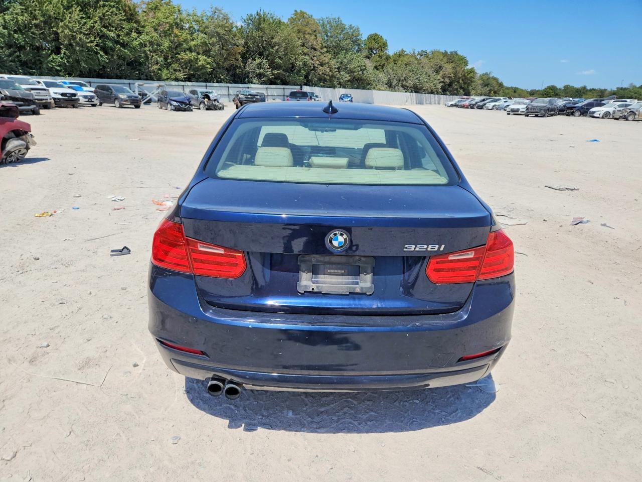 2013 Bmw 328 I Sulev Blue vin: WBA3C1C52DF436737